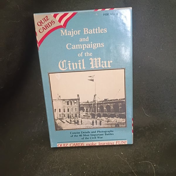 Thomas Publications Major Battles and Campaigns of the Civil War Quiz Cards