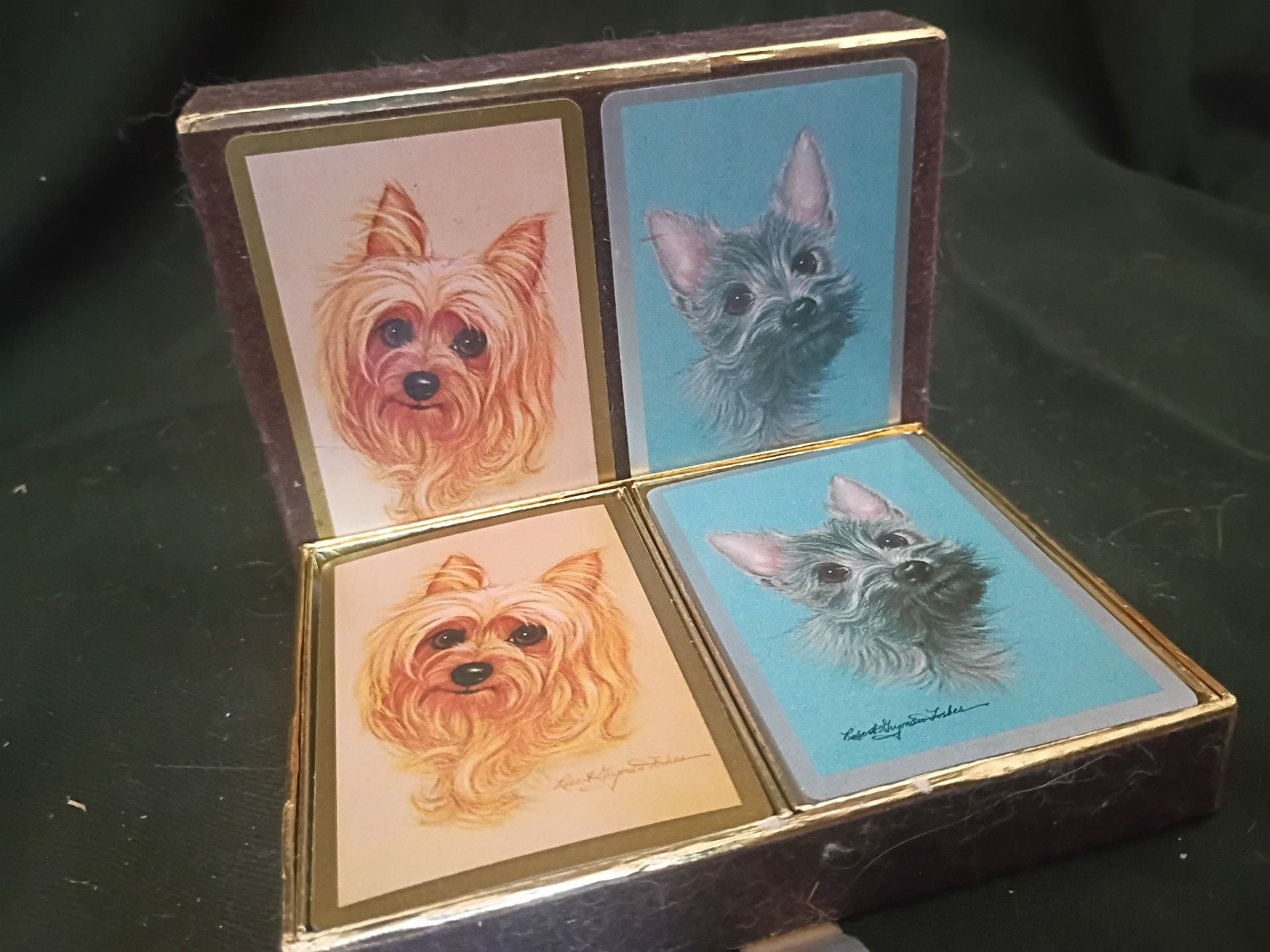 Congress Playing Cards Robert Guzman Forbes Scottie Terriers Double Deck 1