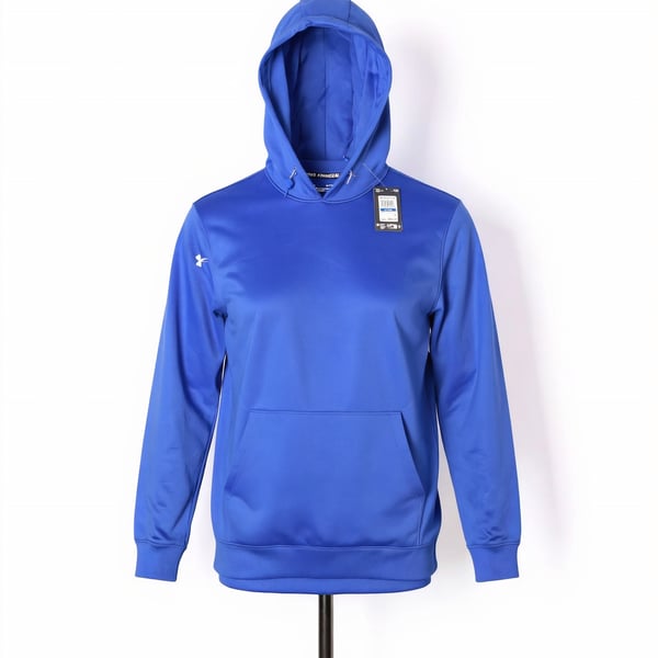 Under Armour M's Storm Fleece Hoody Size XL Blue Pullover Hoodie 1055