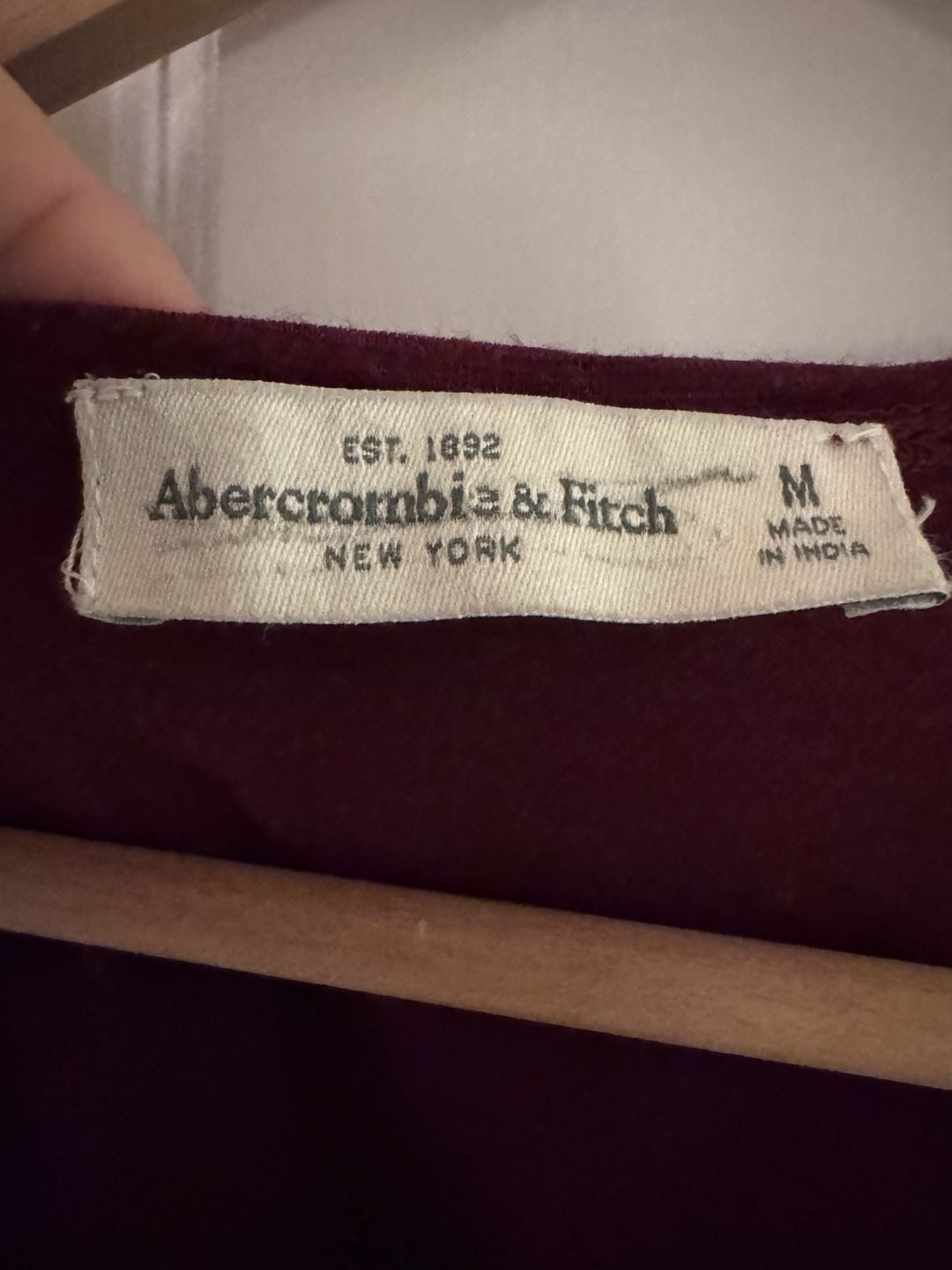 Abercrombie & Fitch Crop Tank Top Size M Maroon Floral Lace 4