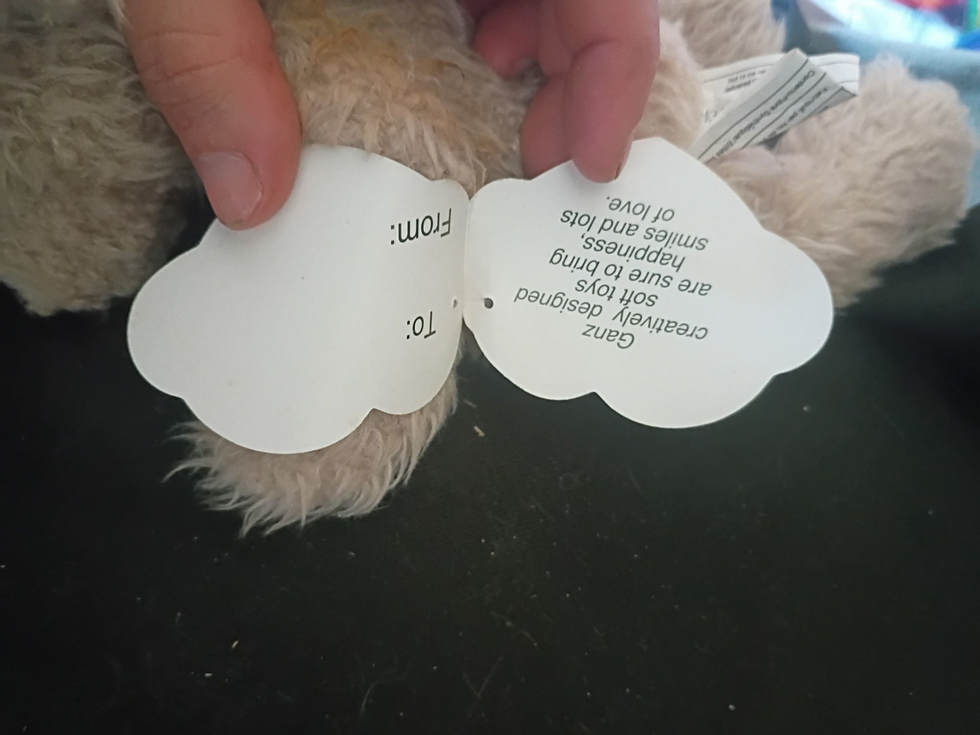 Ganz Berkeley Plush Teddy Bear Stuffed Animal Toy 6