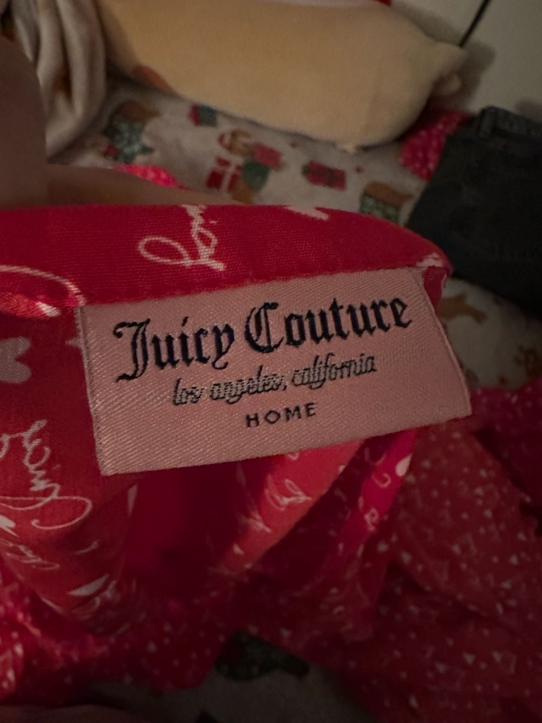 Juicy Couture Twin Sheet Set Twin Red Heart Repeating Pattern 6