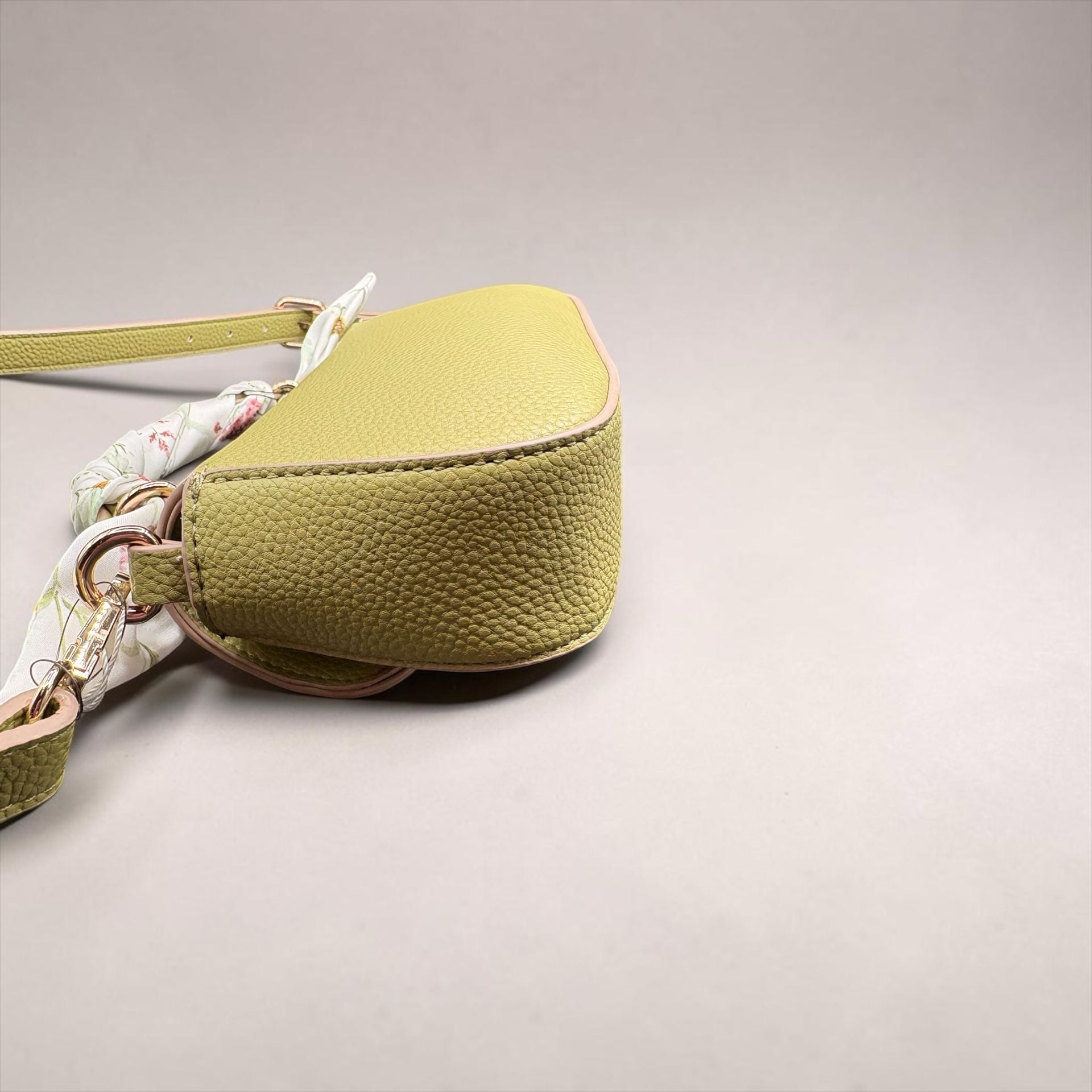 Nanette Lepore Green Pebbled Mini Crossbody Bag 6