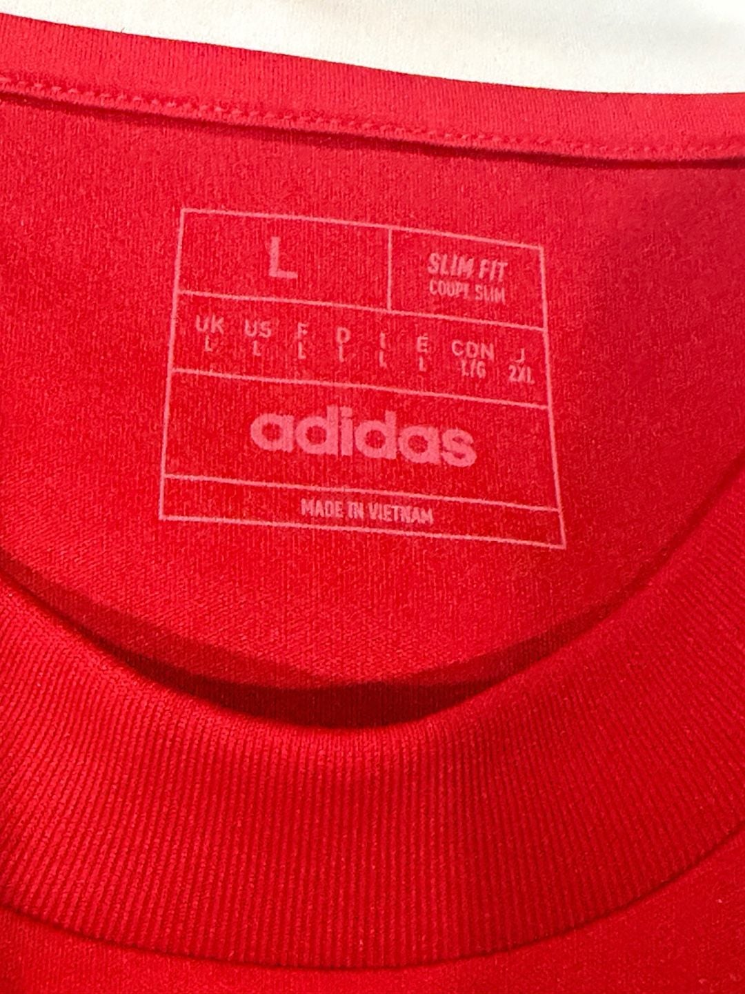 Adidas Manchester United 2024/25 Home Jersey Size L Red White 3