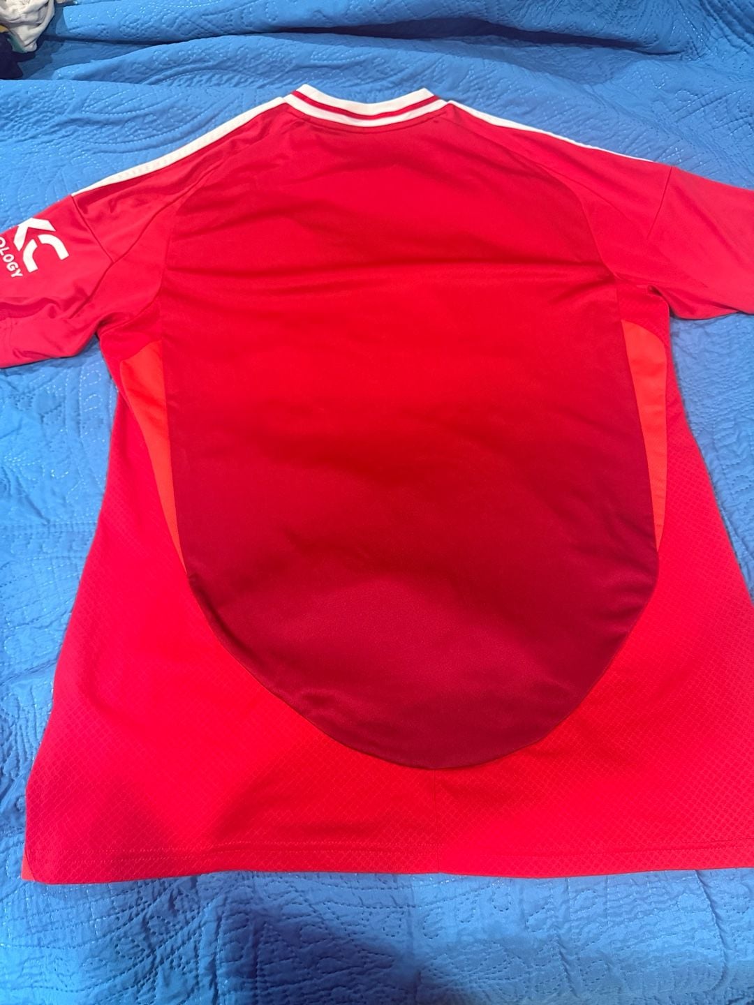 Adidas Manchester United 2024/25 Home Jersey Size L Red White 6