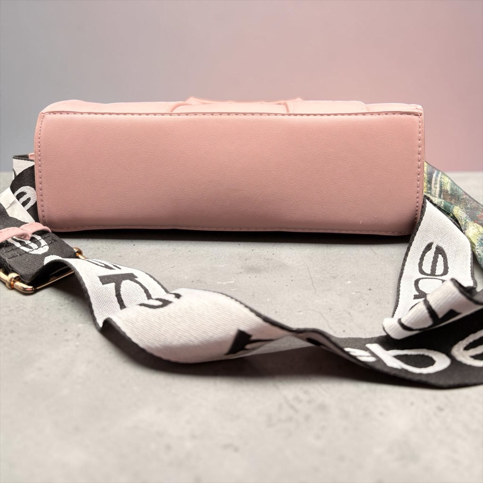 Bebe Hana Mini Satchel Crossbody Bag Pink 5