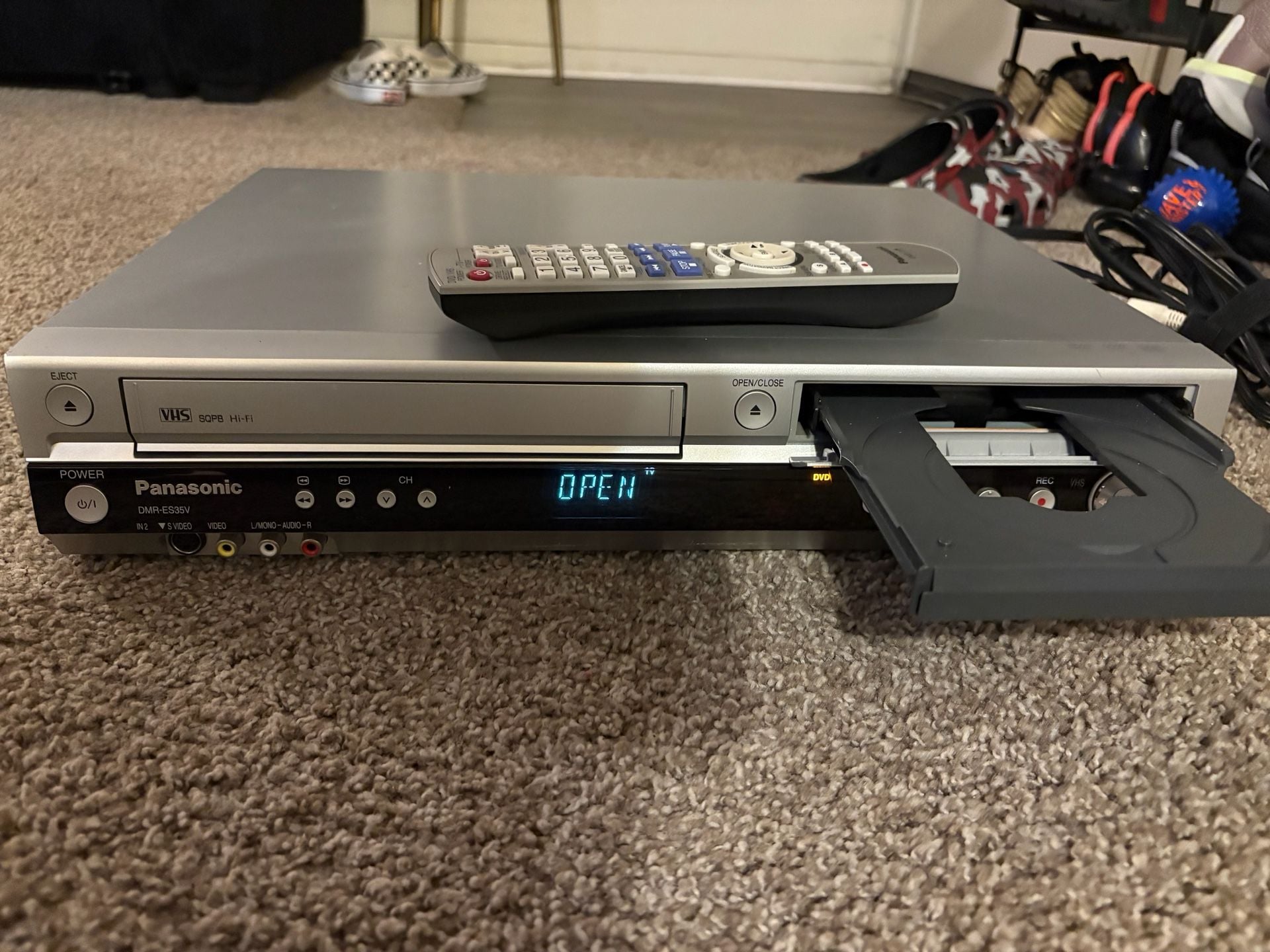 Panasonic DMR-ES35V Dvd/Vcr combo recorder *remote doesn’t work 3