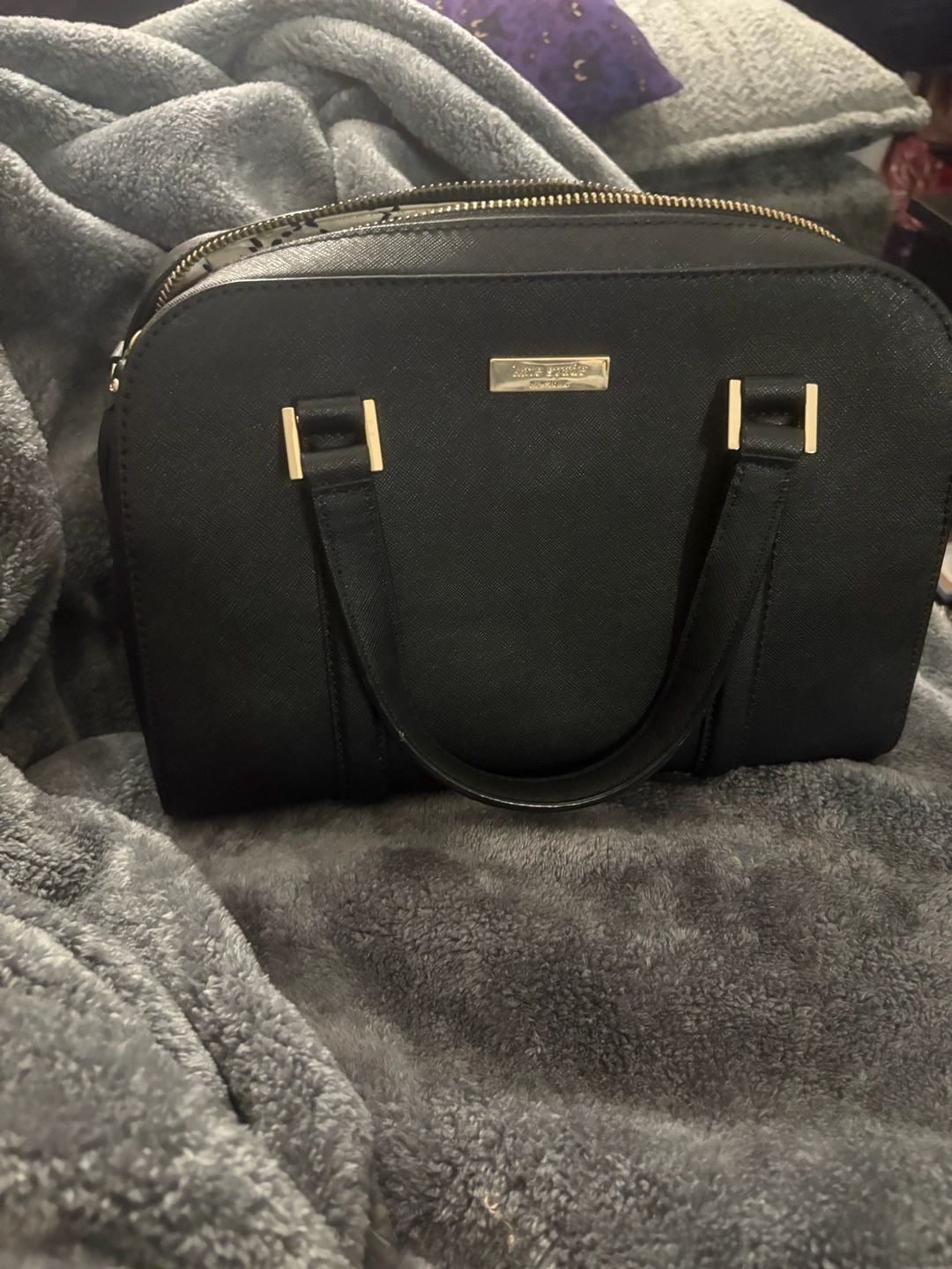 Kate Spade Newbury Lane Cassie Black Saffiano Leather Handbag 2