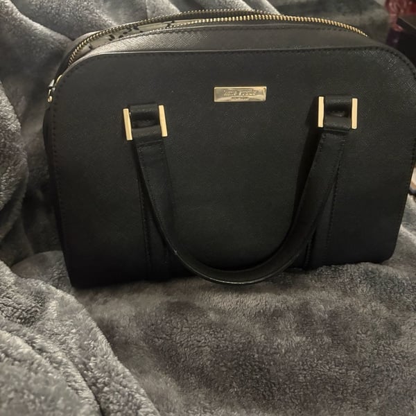 Kate Spade Newbury Lane Cassie Black Saffiano Leather Handbag