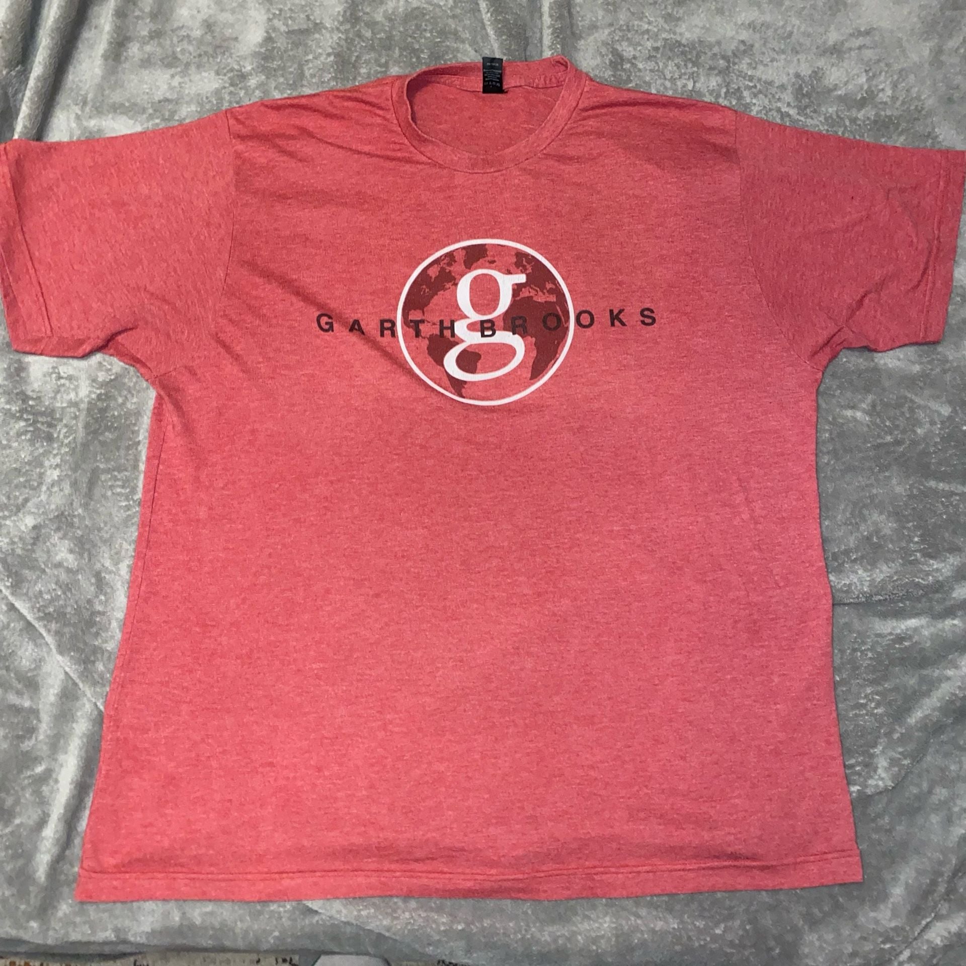Tultex Garth Brooks World Tour T-Shirt Size XL Red Concert 3