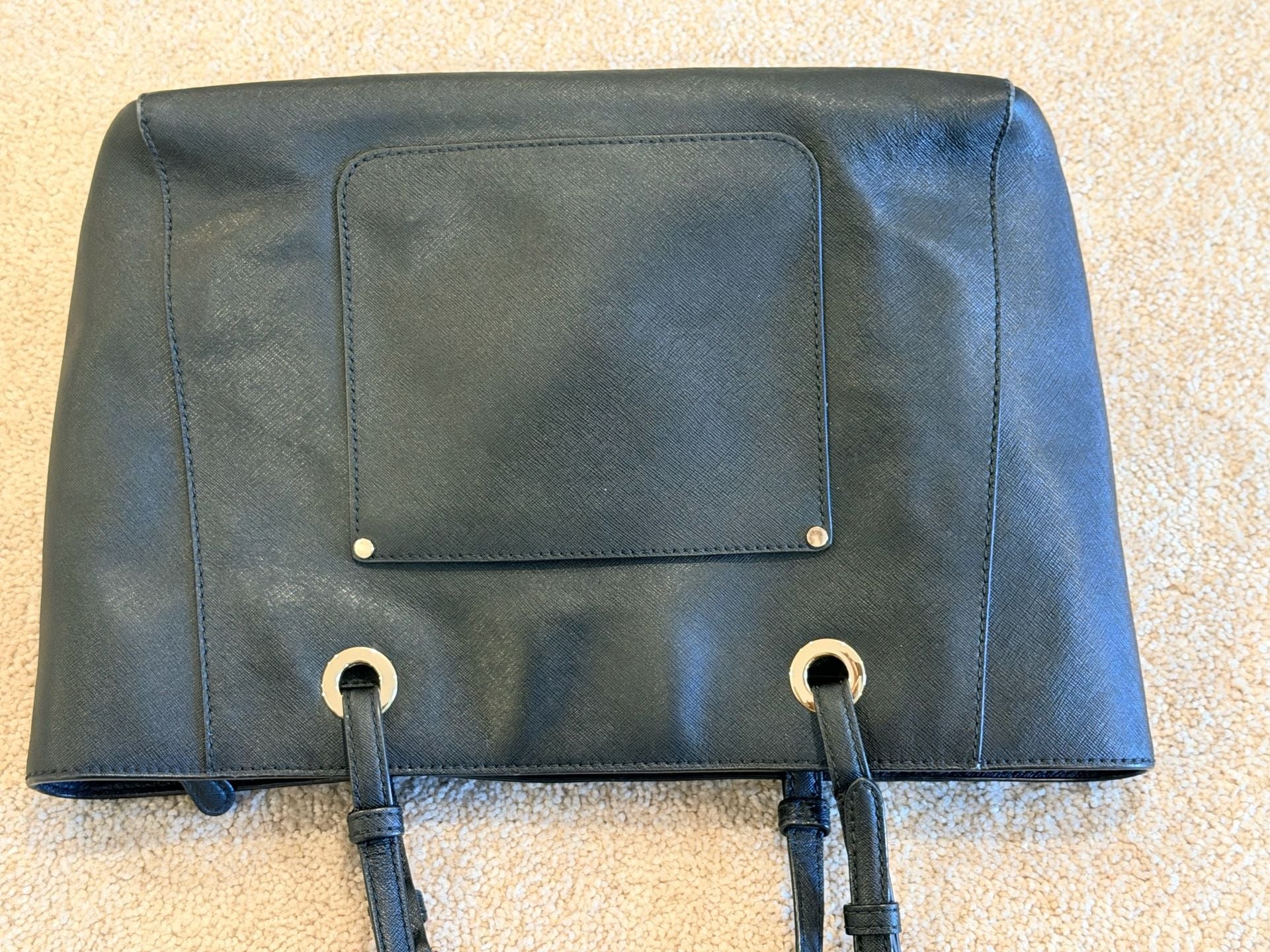 Michael Kors Walsh Saffiano Leather Tote Bag Black 5