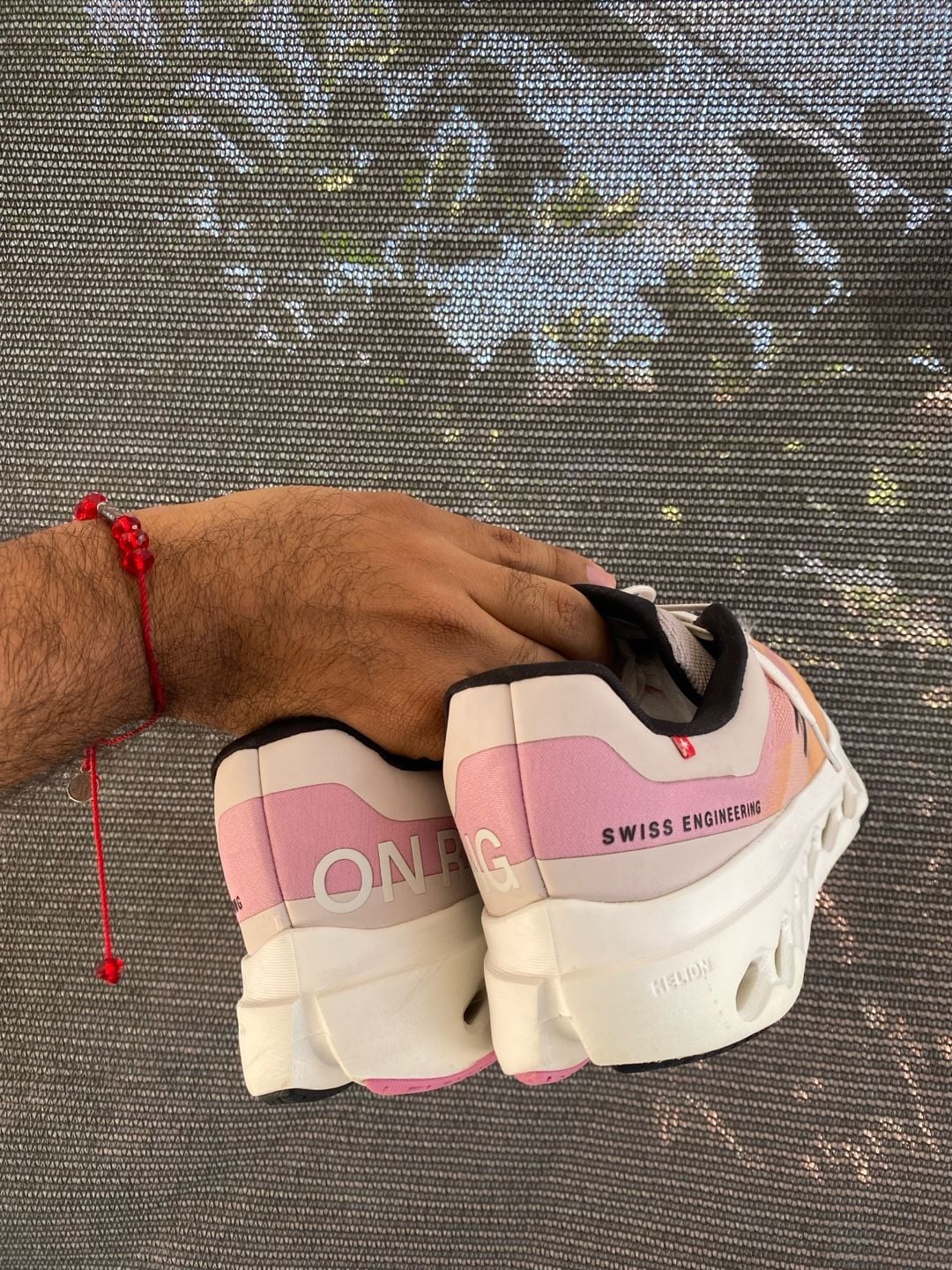On Cloudsurfer Next Running Shoes Pink Orange 7