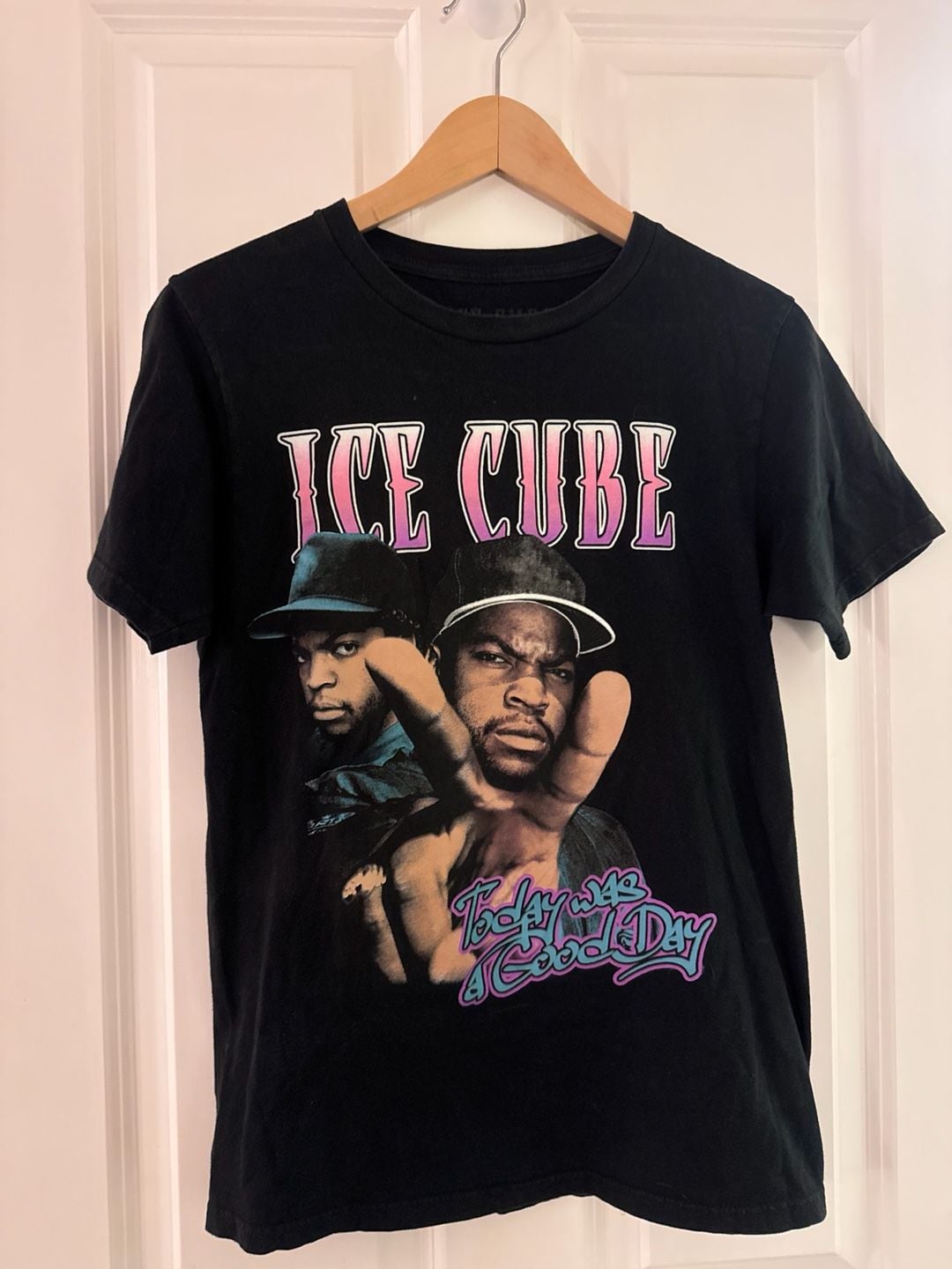 Hot Topic Ice Cube Today Was A Good Day Graphic T-Shirt S Black 2