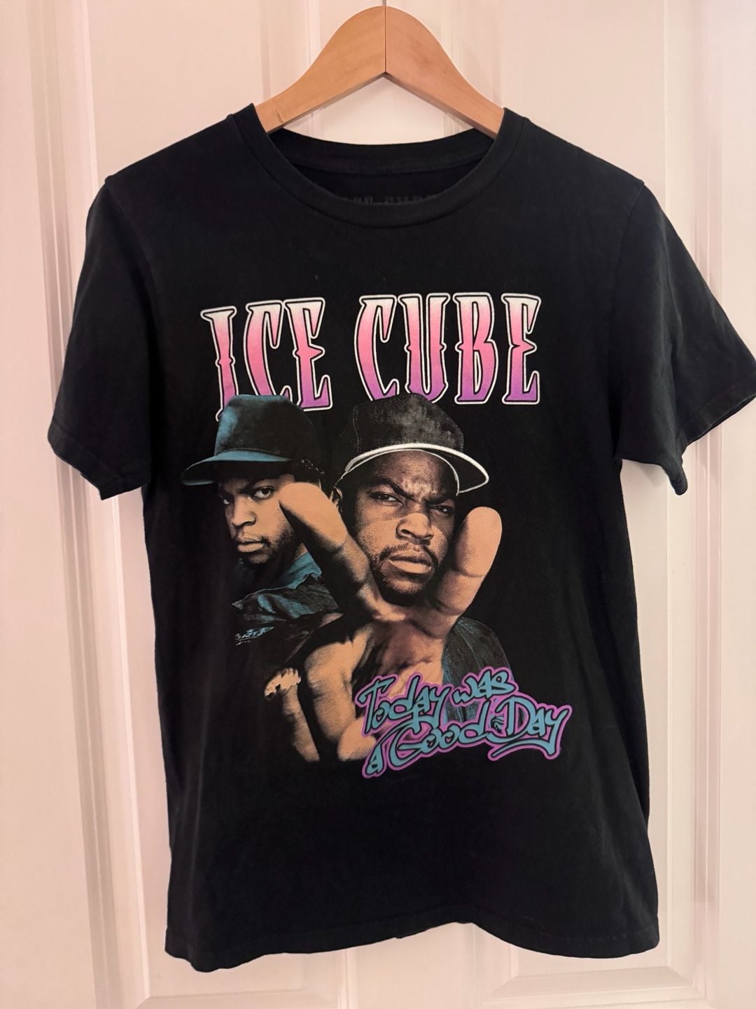 Hot Topic Ice Cube Today Was A Good Day Graphic T-Shirt S Black 3