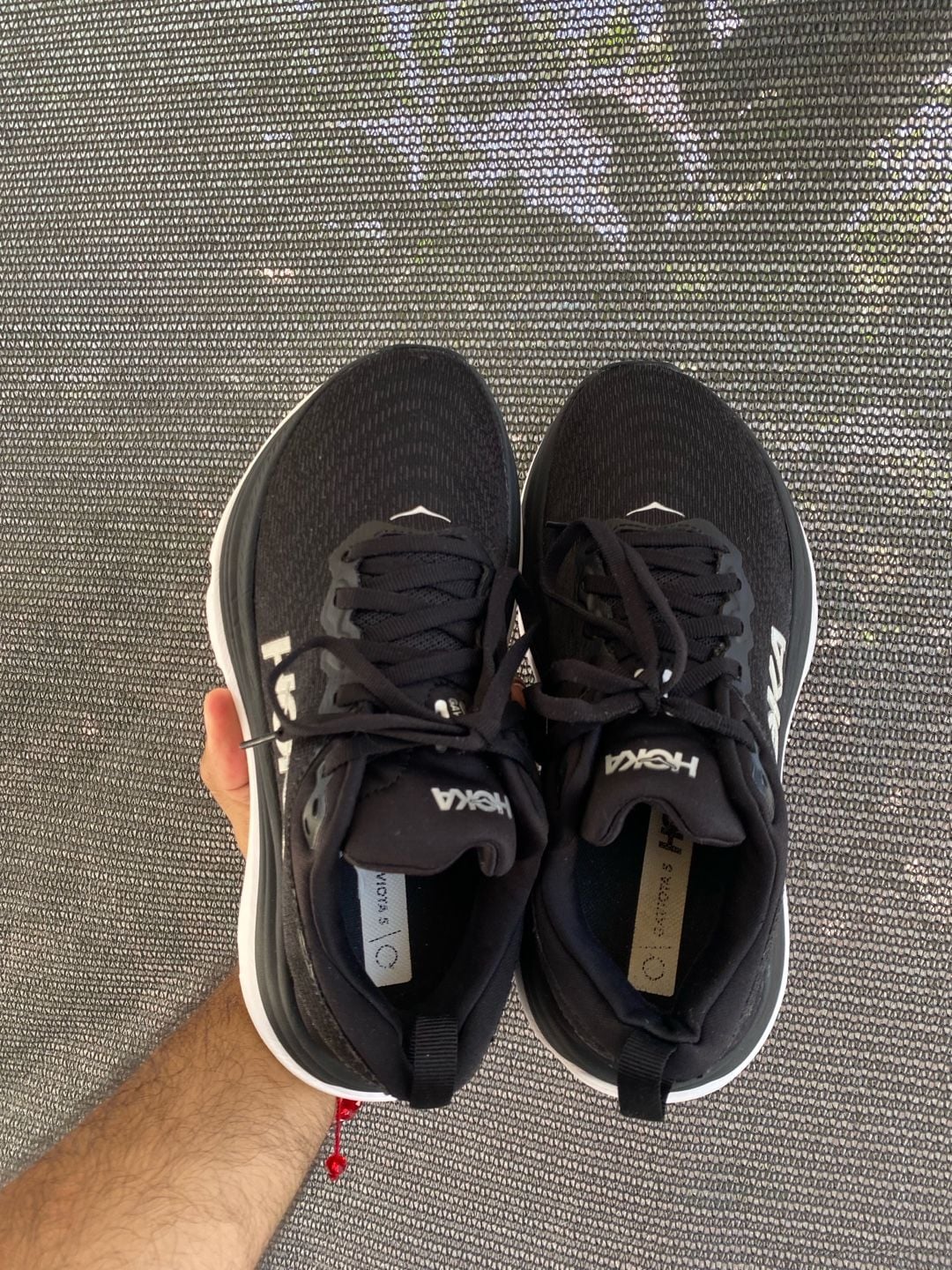 Hoka Gaviota 5 Black White Running Shoes 5