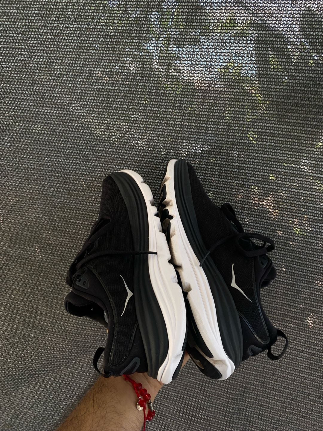 Hoka Gaviota 5 Black White Running Shoes 6