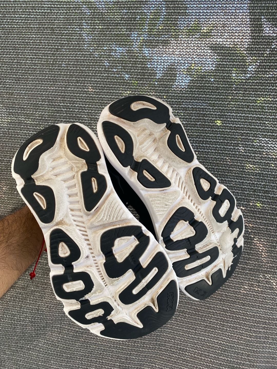 Hoka Gaviota 5 Black White Running Shoes 8
