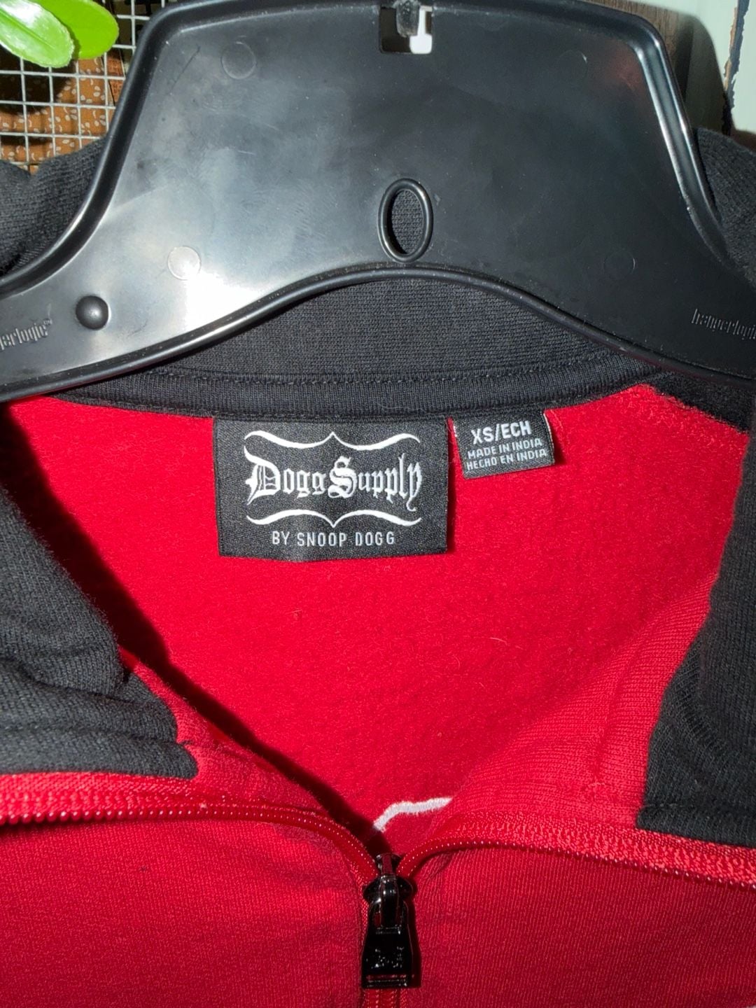 Dogg Supply by Snoop Dogg Full Zip Track Jacket Size XS Red Black White 4