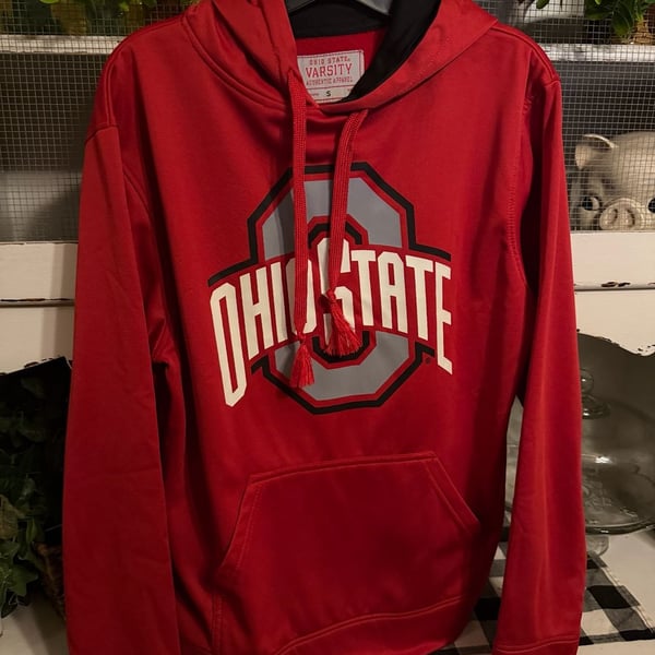 Ohio State Varsity Authentic Apparel Hoodie Size S Red