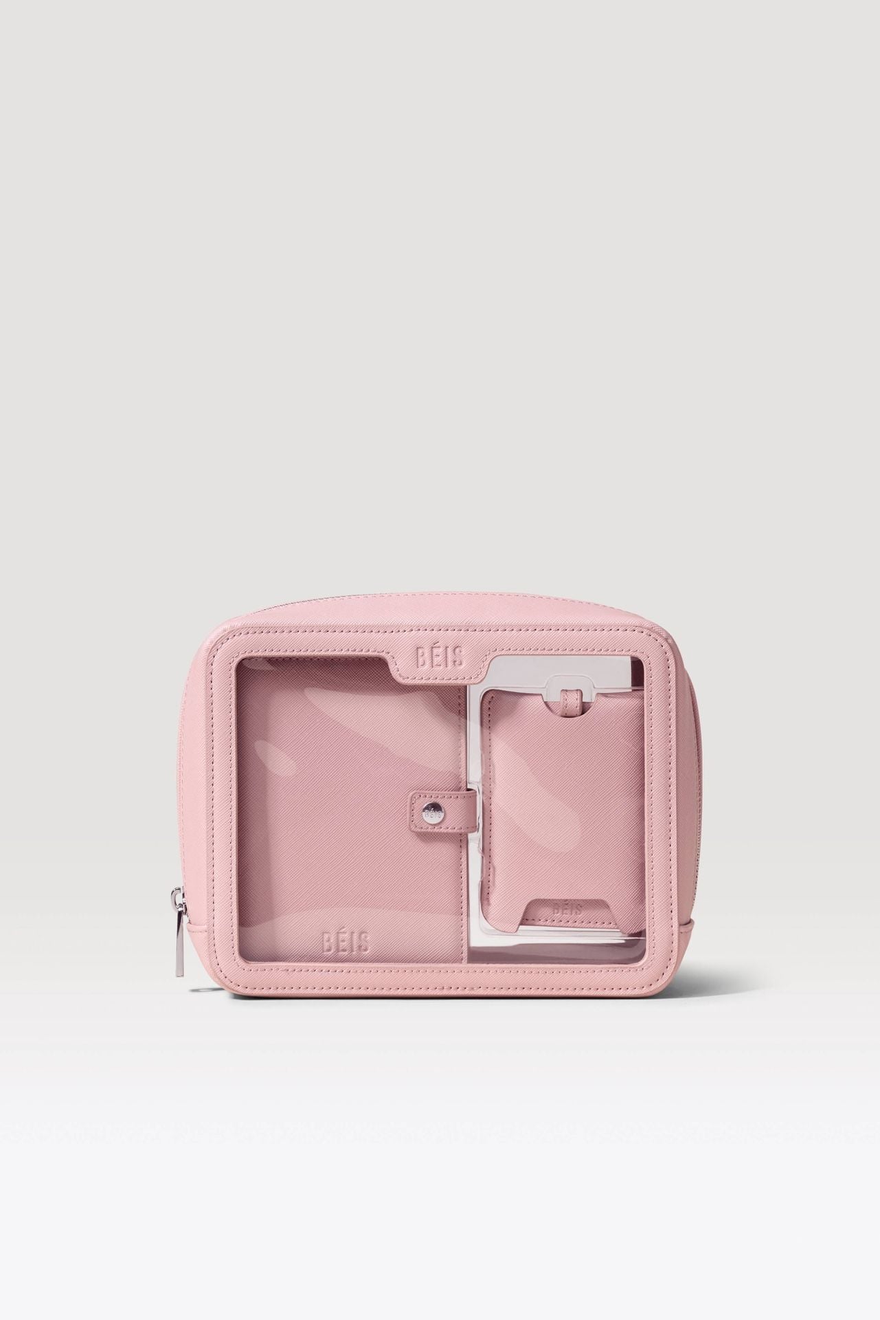 BÉIS The Passport & Luggage Tag Set Atlas Pink 1