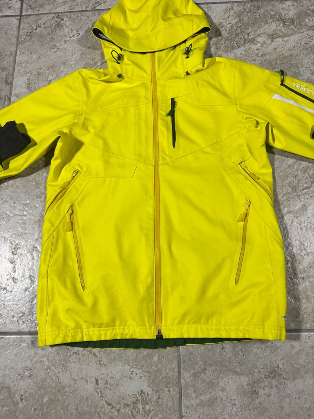 Salomon Ski Jacket Yellow 6