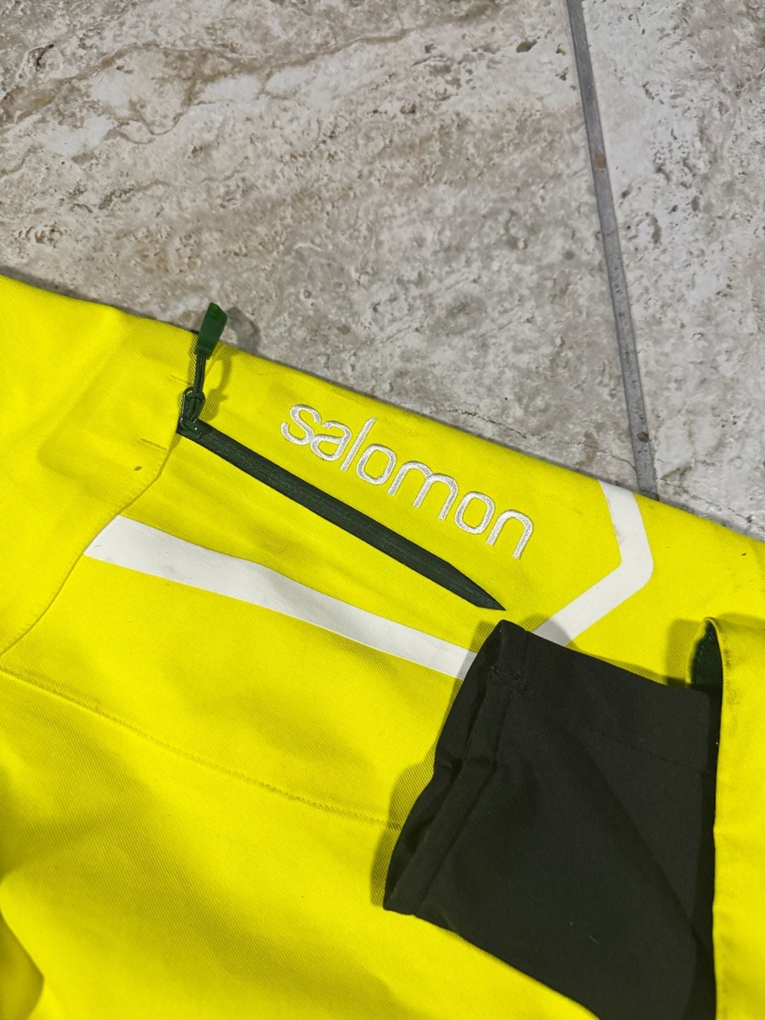 Salomon Ski Jacket Yellow 7