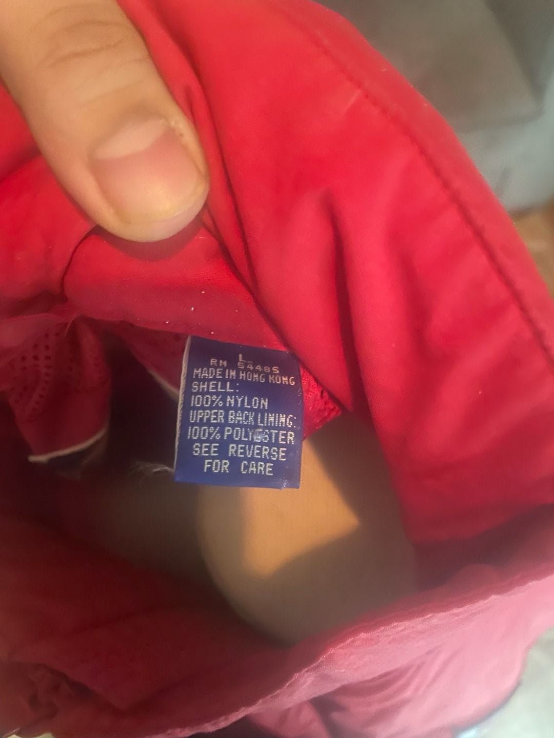 American Eagle Activesport Anorak Jacket Size L Red Pullover 3