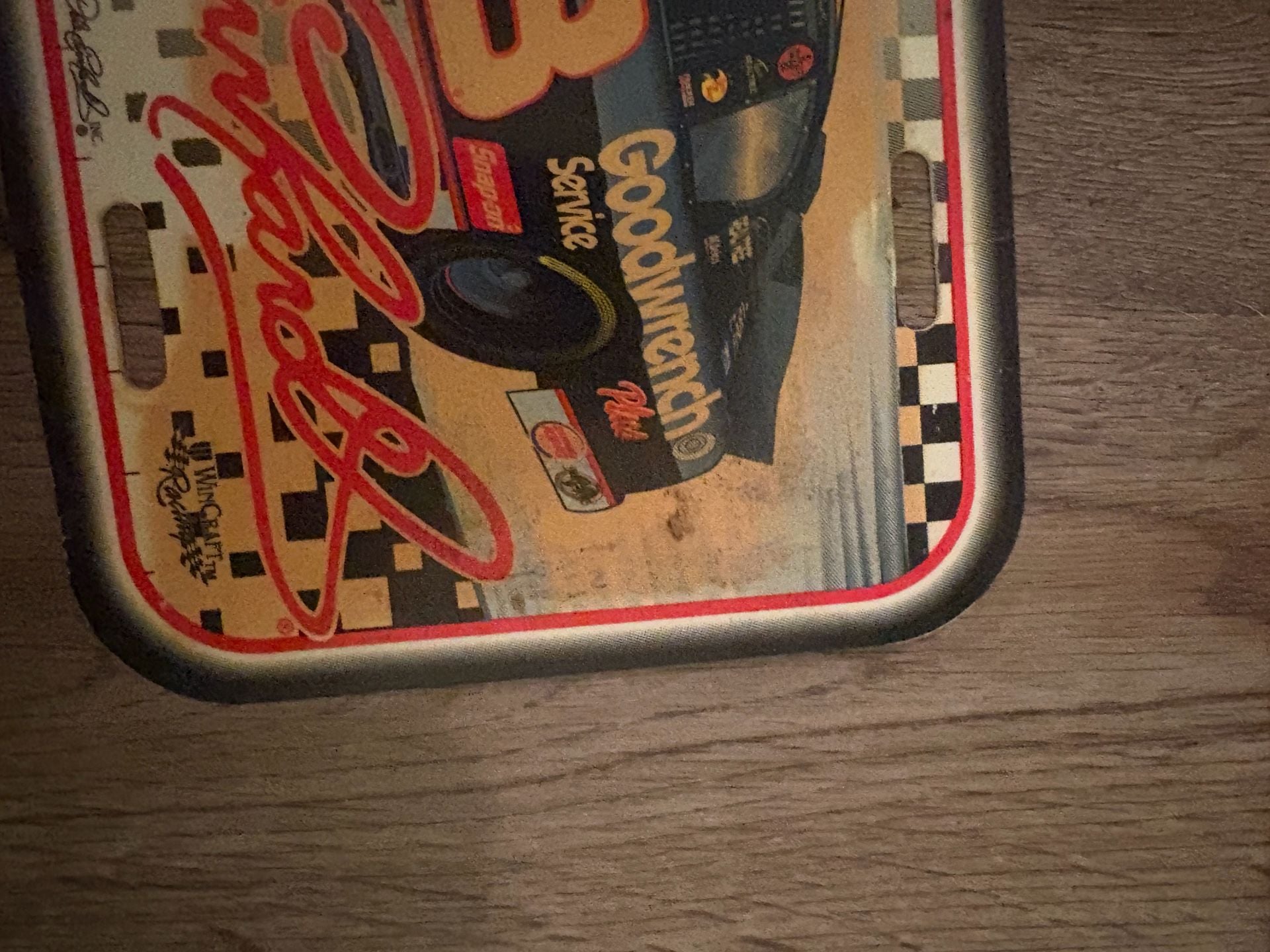 Dale Earnhardt NASCAR Collectible Lot Framed Photos , notebook and License Plate 7
