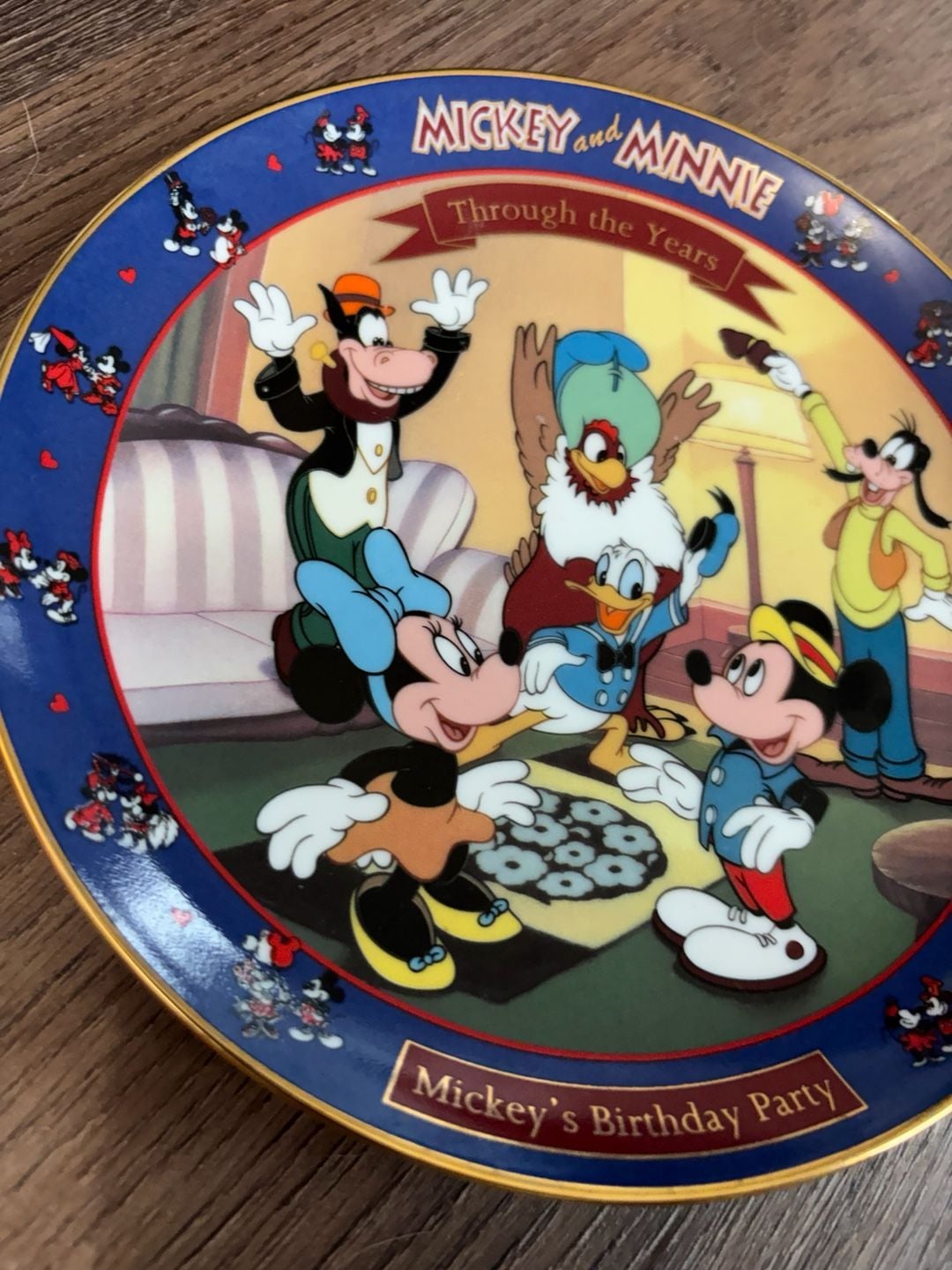 The Bradford Exchange Mickey and Minnie Through the Years Collector Plate 2