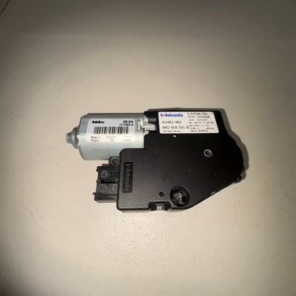 Webasto Audi Sunroof Motor 8K0 959 591 B OEM
