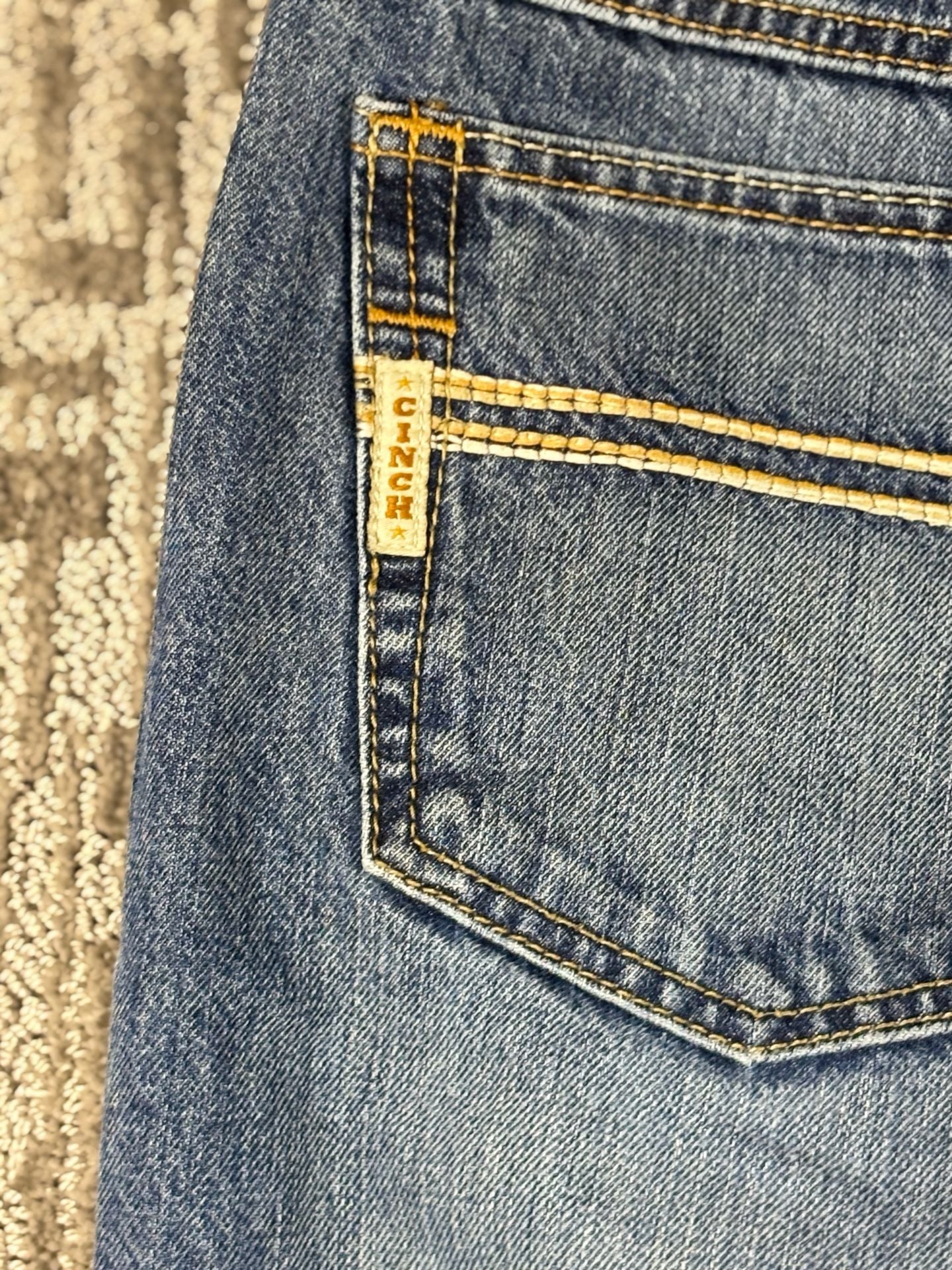 Cinch Carter Jeans Size 35x30 Blue Denim Cotton 242 7