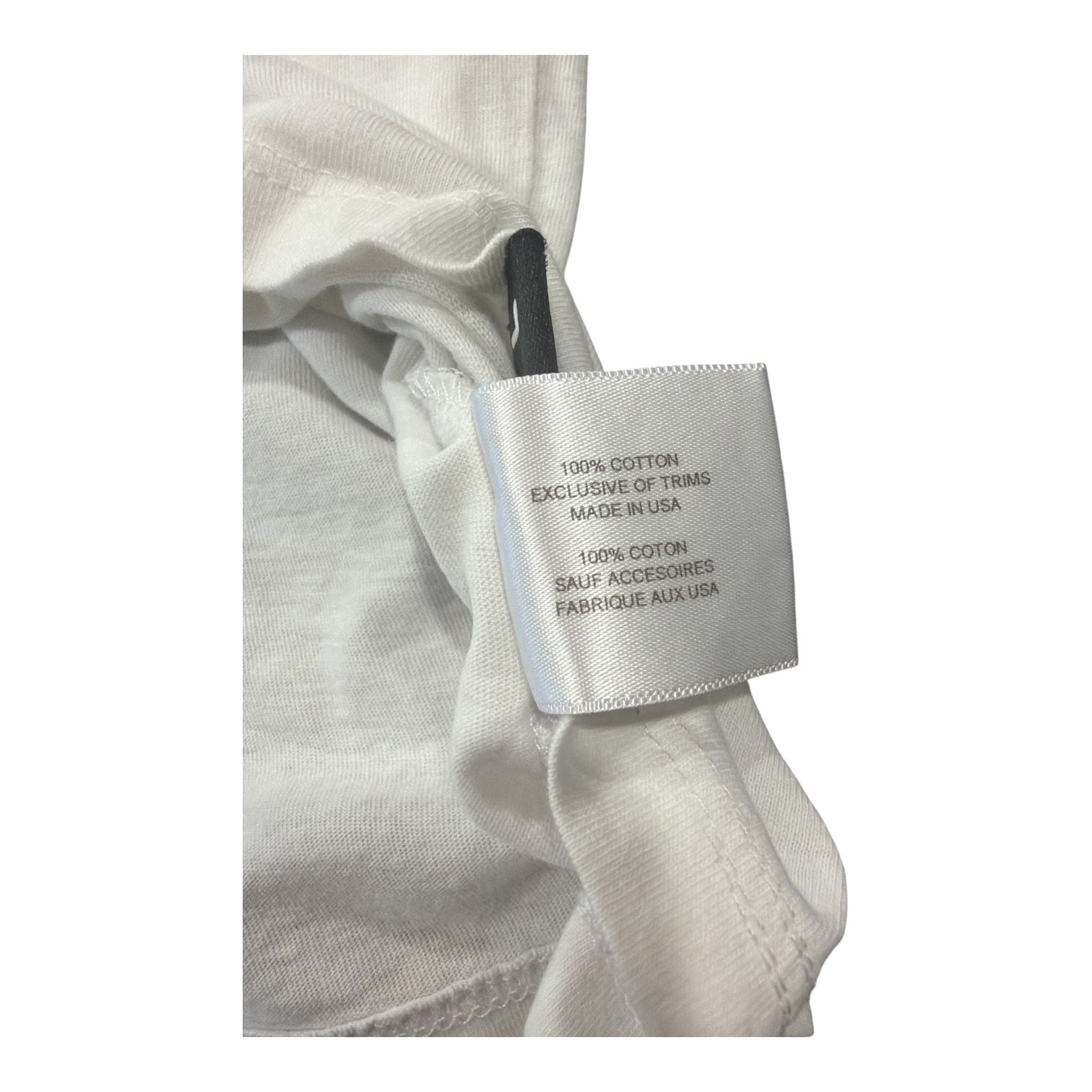 Proenza Schouler PSWL Flag T-Shirt White Graphic Tee Size S 8