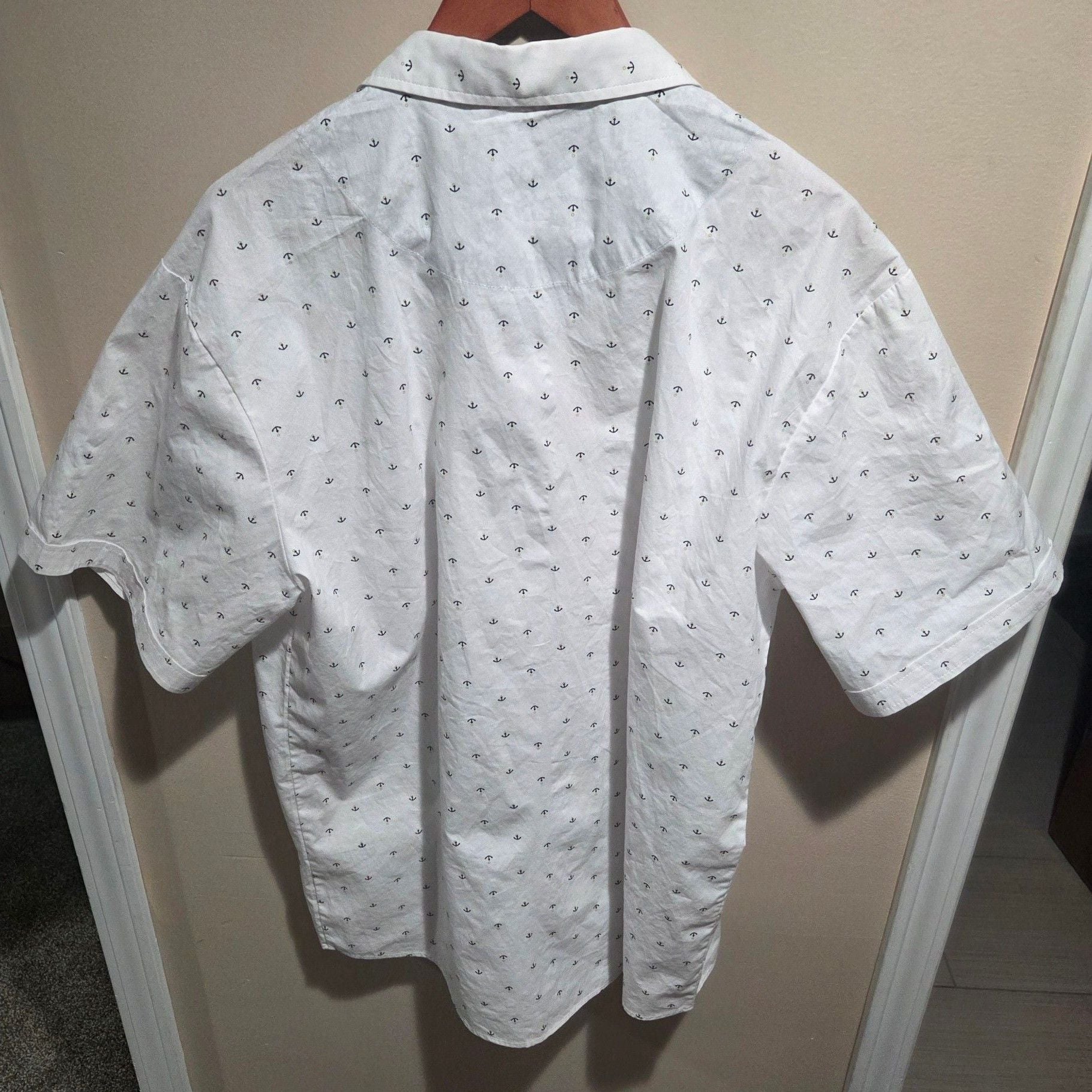 Mens Slim Fit Short Sleeve Button Down Oxford Shirt - SSLR 3