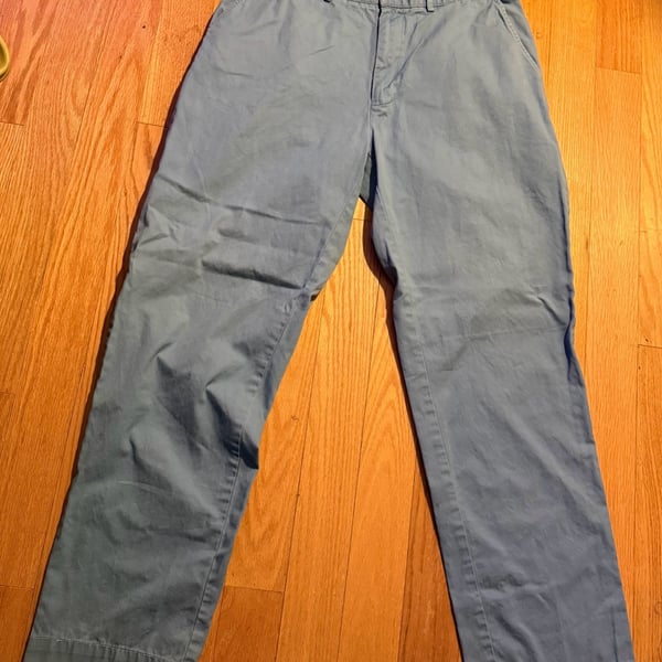 Polo By Ralph Lauren Cotton Chinos Size 34x34 Light Blue Pants