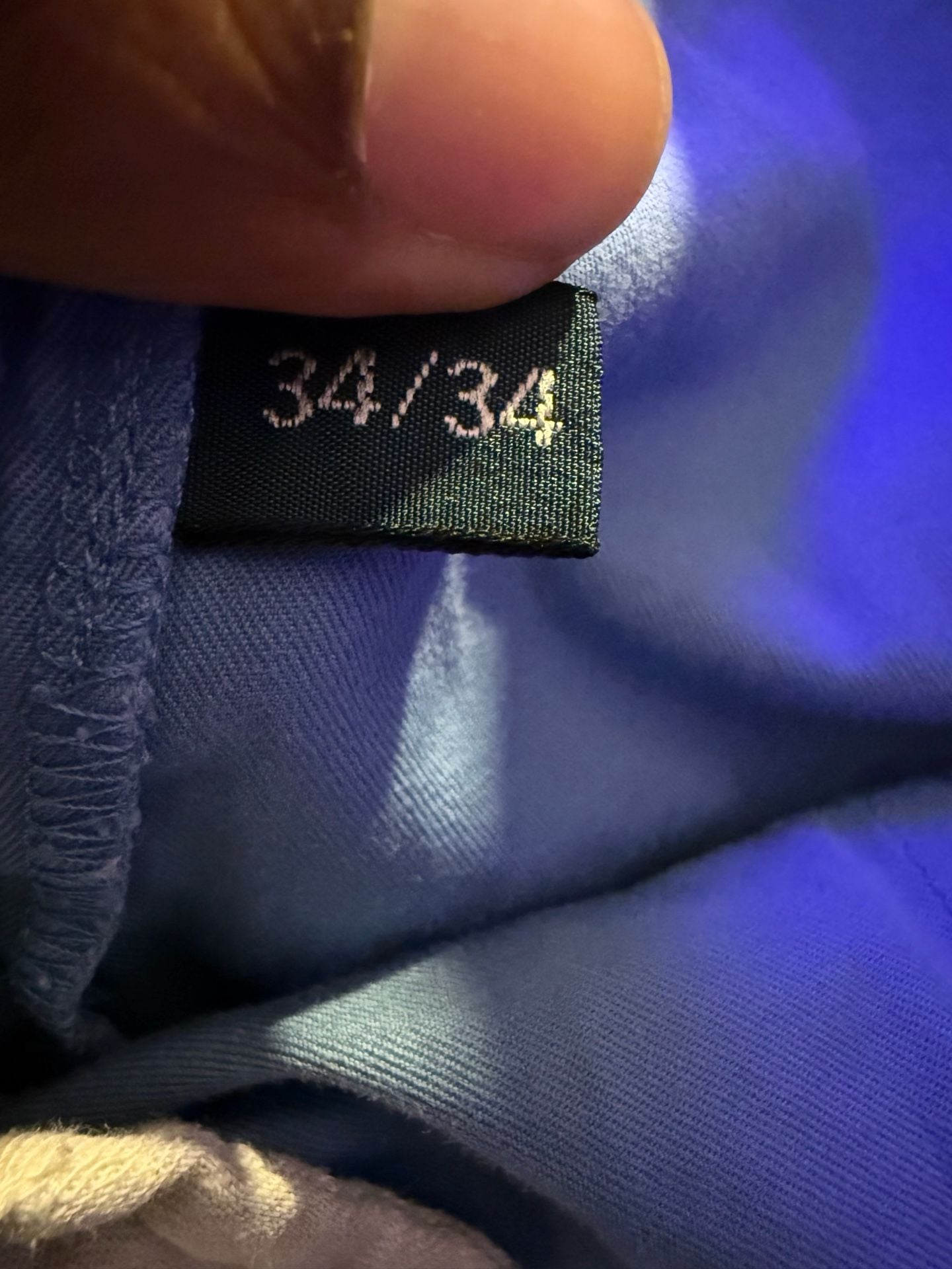 Polo By Ralph Lauren Cotton Chinos Size 34x34 Light Blue Pants 4