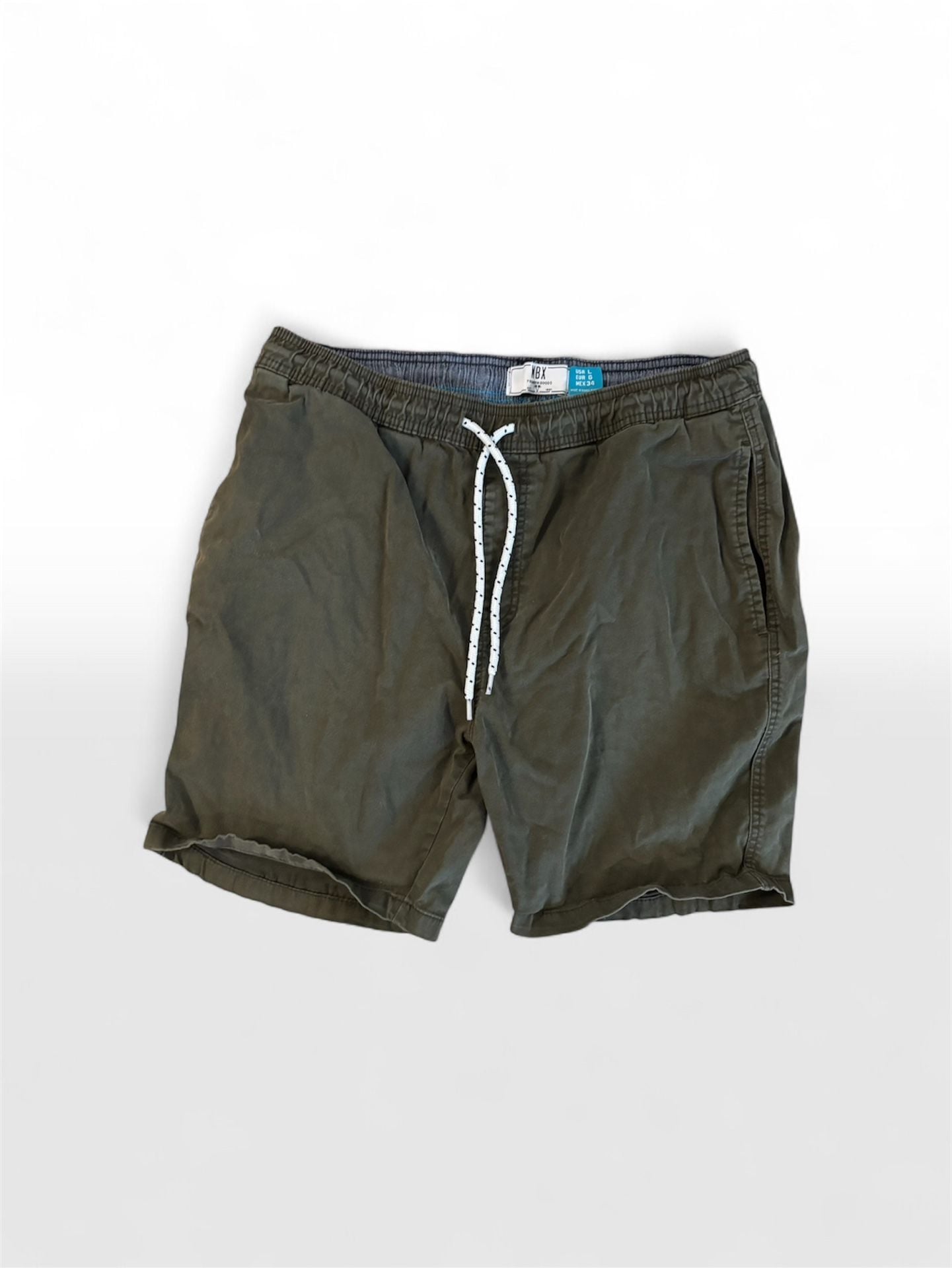 MBX Drawstring Shorts Size L Green Premium Goods 2