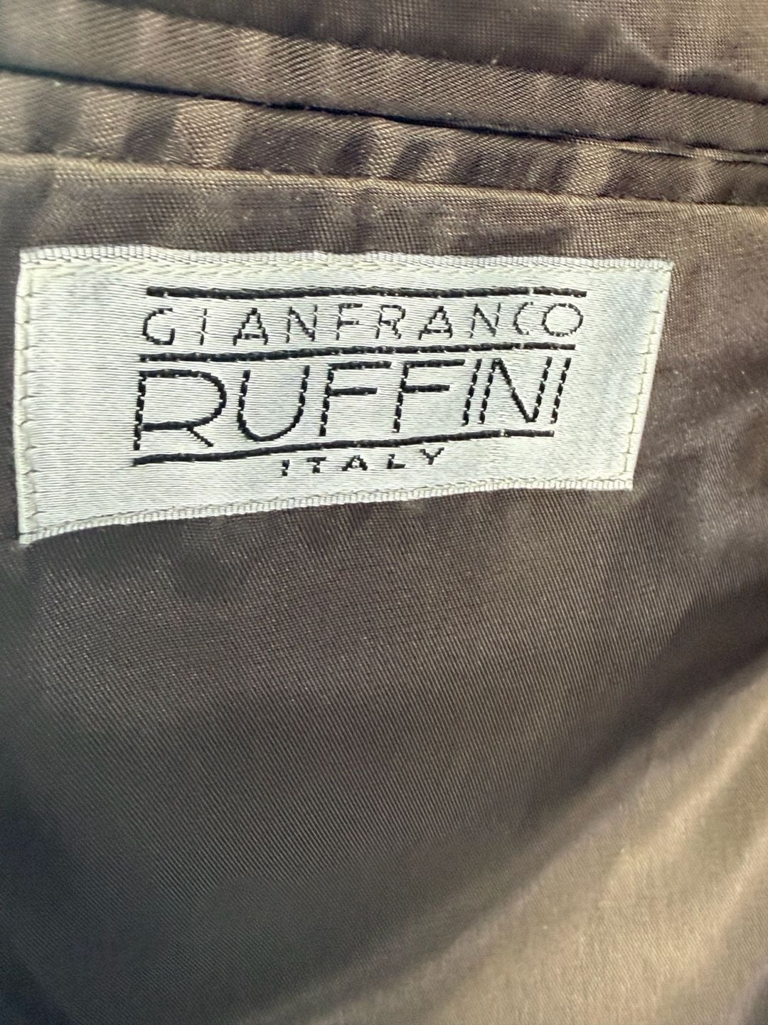 Gianfranco Ruffini Brown Suede Blazer Sport Coat 48R 7
