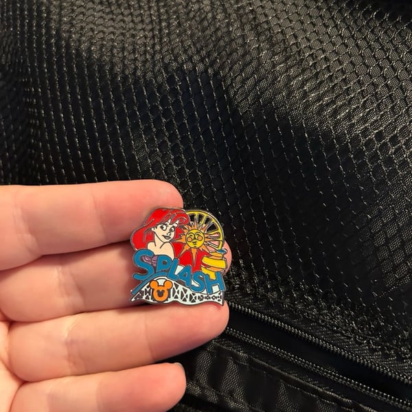 Disney Ariel Splash Hidden Mickey Little Mermaid Enamel Pin
