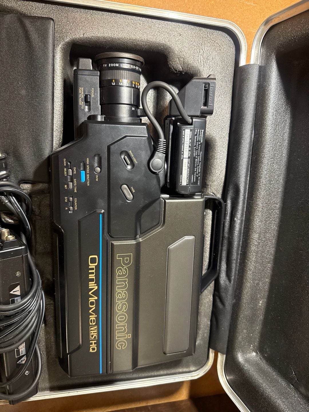 Panasonic OmniMovie VHS HQ Camcorder PV-3200 Vintage 3