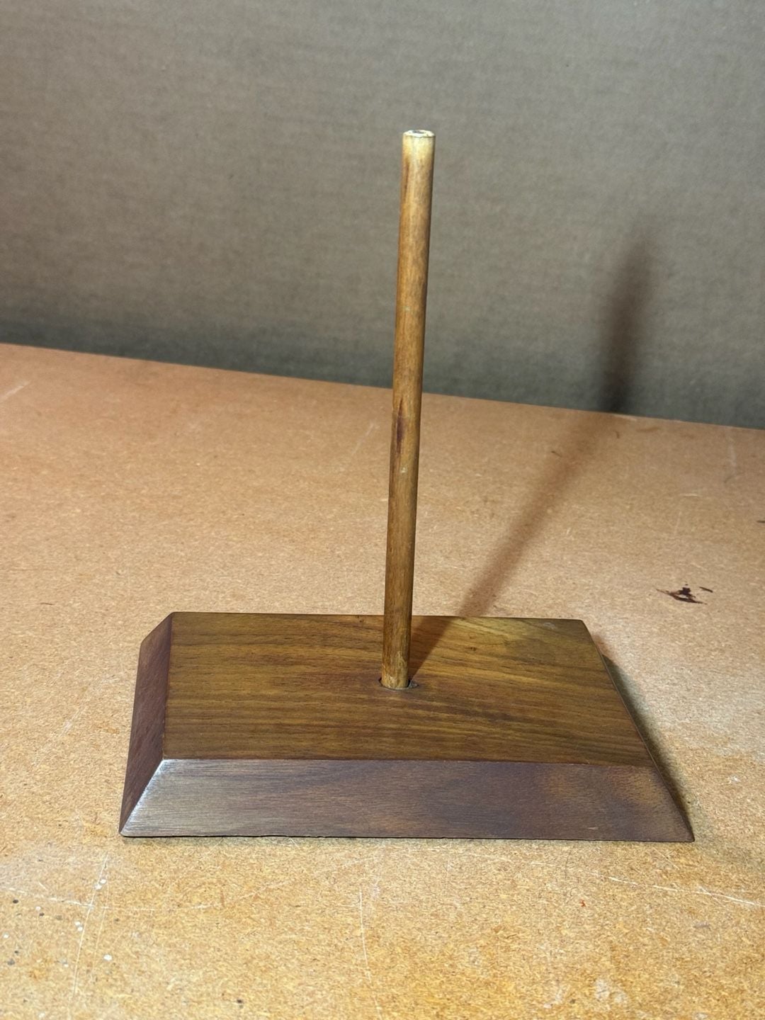 Handmade Wooden Display Stand Pen Holder Rod Wood 1