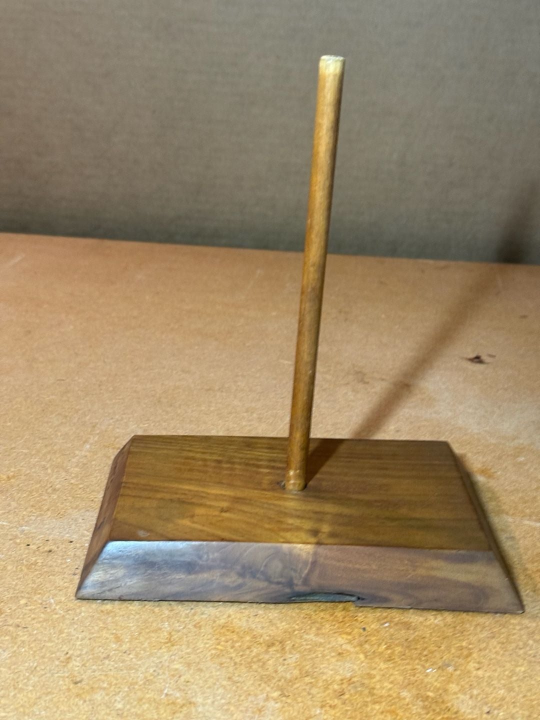 Handmade Wooden Display Stand Pen Holder Rod Wood 5