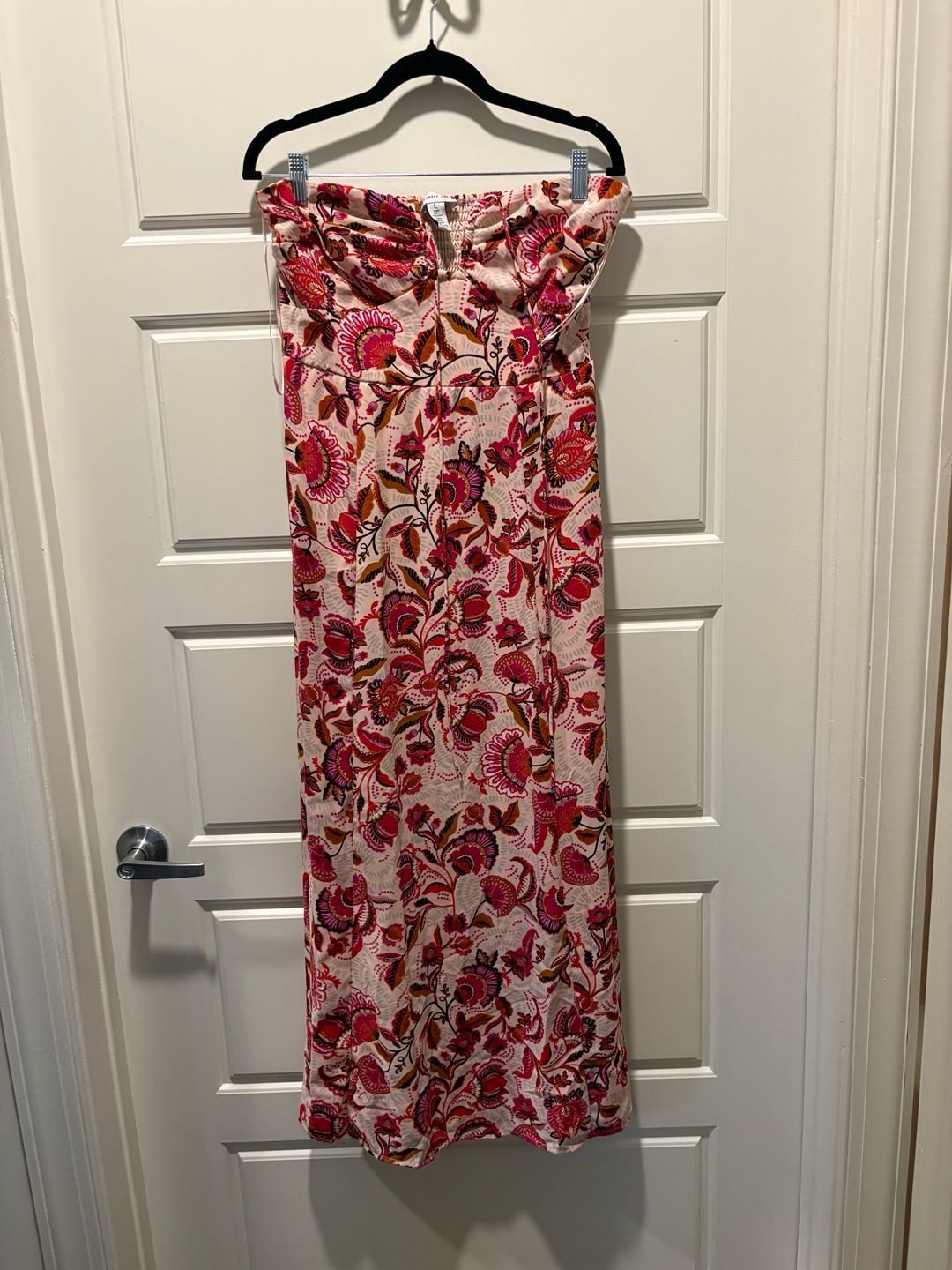 Sincerely Jules Floral Maxi Dress Size L Pink Halter 2