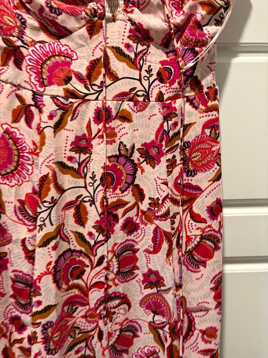 Sincerely Jules Floral Maxi Dress Size L Pink Halter 3
