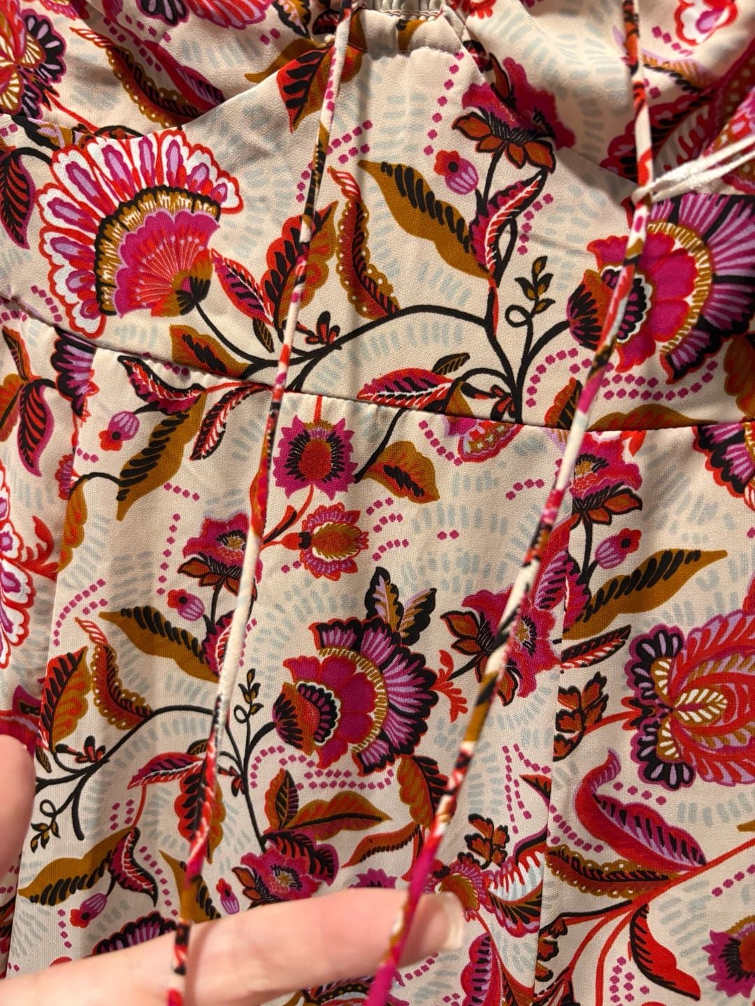 Sincerely Jules Floral Maxi Dress Size L Pink Halter 4