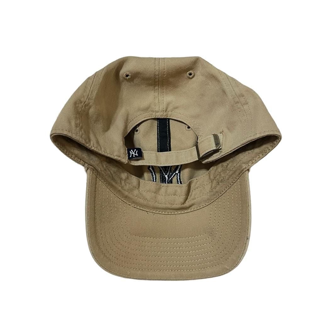 '47 Brand New York Yankees Clean Up OSFA Khaki Baseball Cap 5
