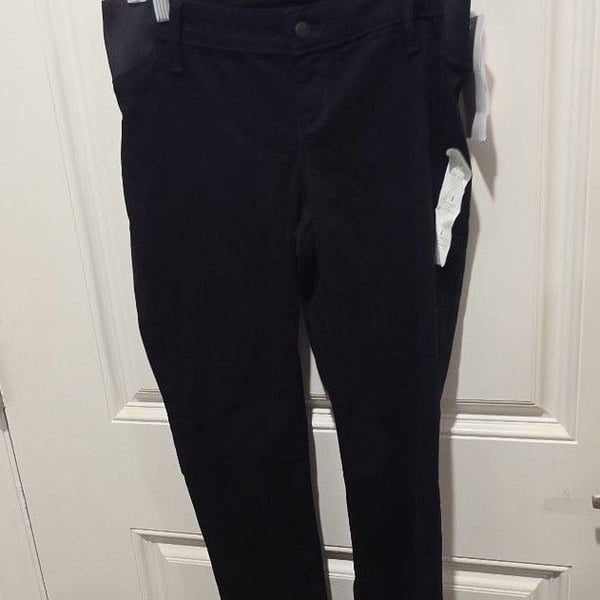 Ingrid & Isabel Maternity Skinny Pants Size 2 Black Side Panel