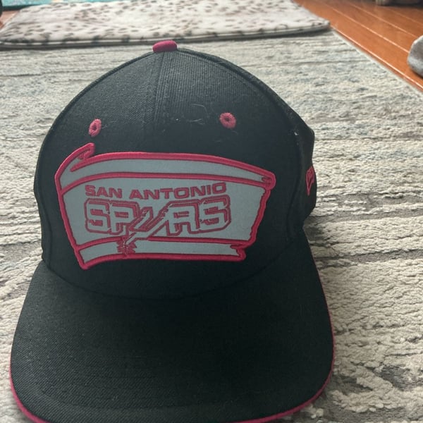 New Era San Antonio Spurs 9FIFTY Snapback Hat Black Pink