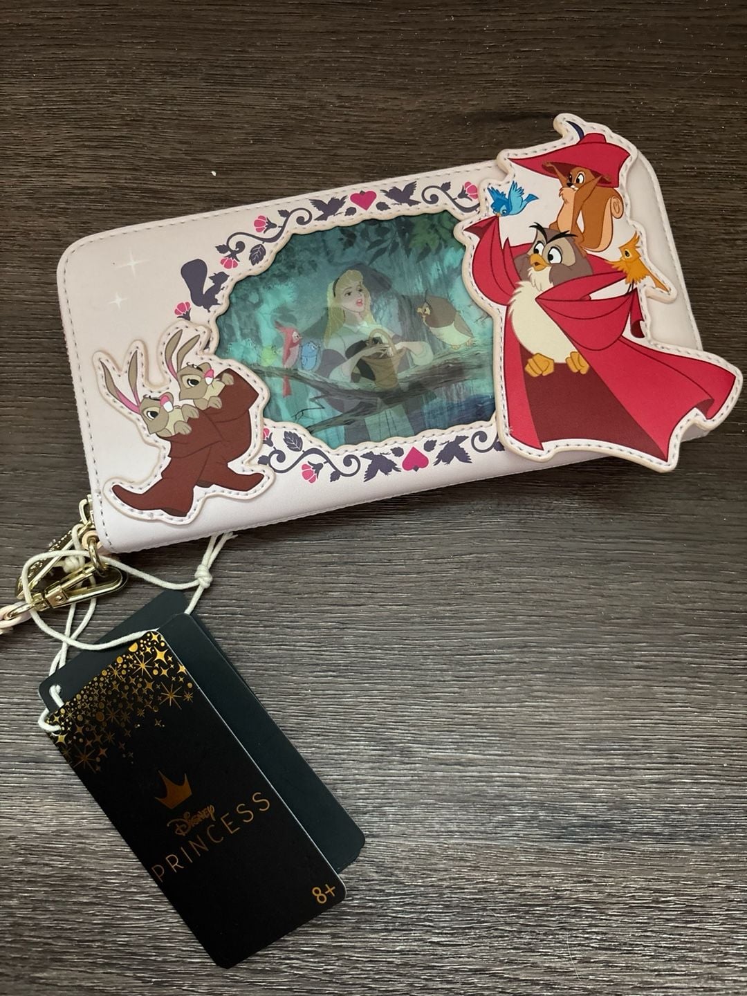Loungefly Disney Sleeping Beauty Princess Lenticular Wristlet Wallet 1