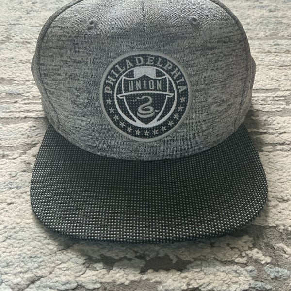 Mitchell & Ness Philadelphia Union Snapback Hat Gray MLS Soccer
