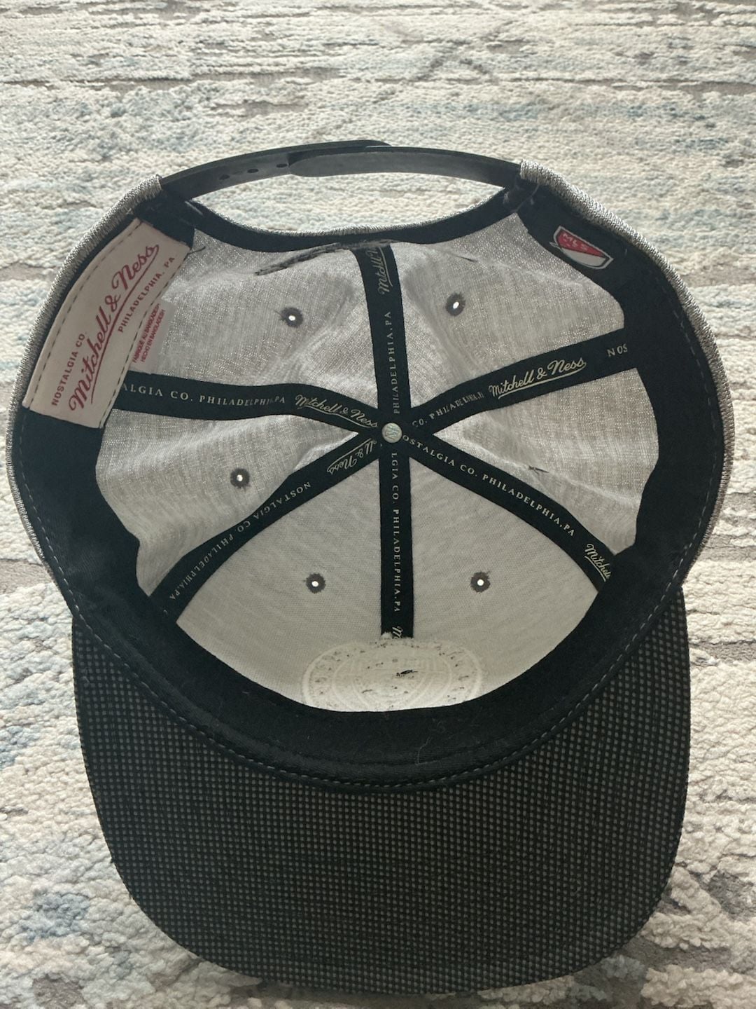 Mitchell & Ness Philadelphia Union Snapback Hat Gray MLS Soccer 5